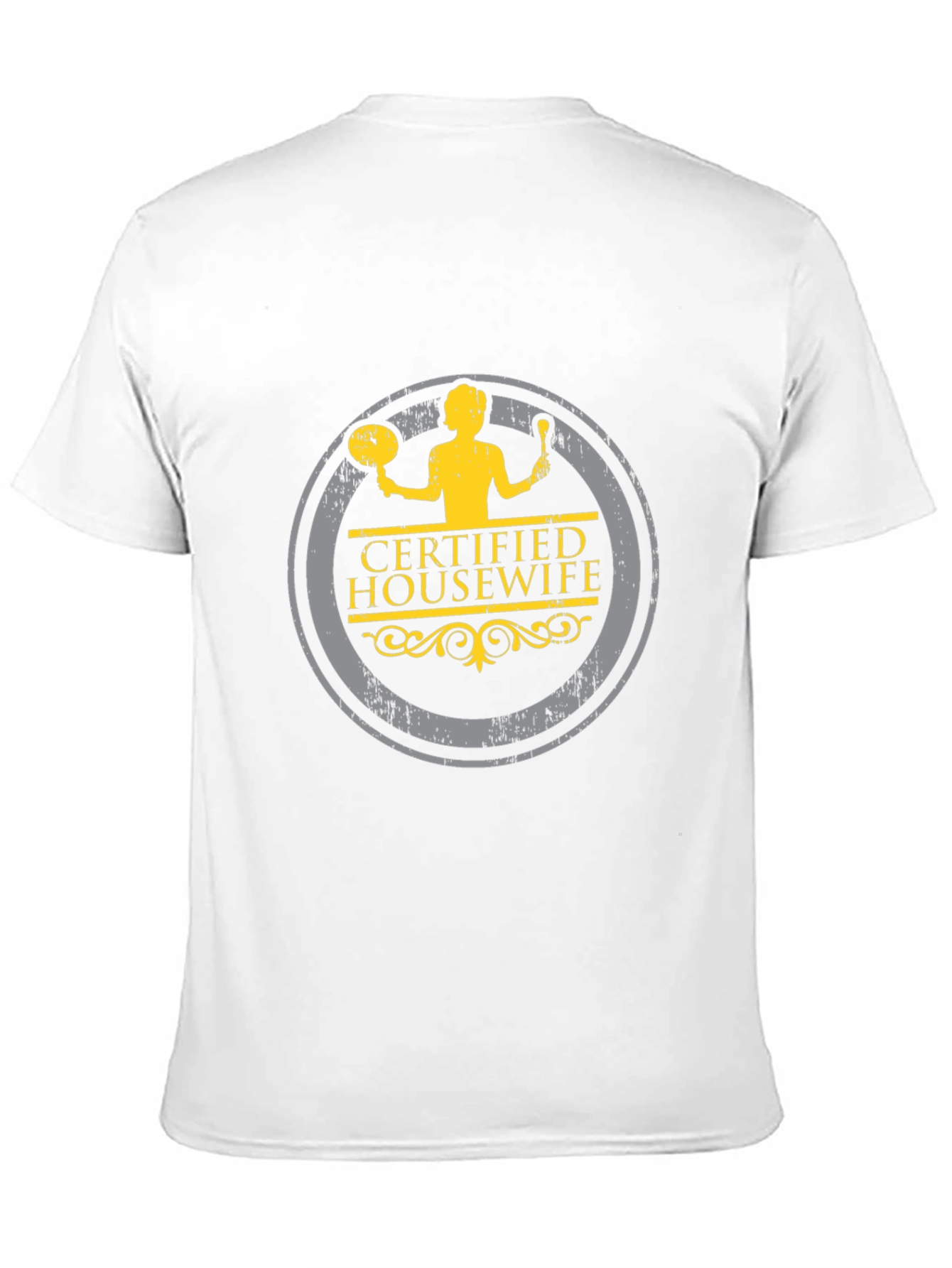 Certified Housewife T-Shirt - Novelty Graphic Tee