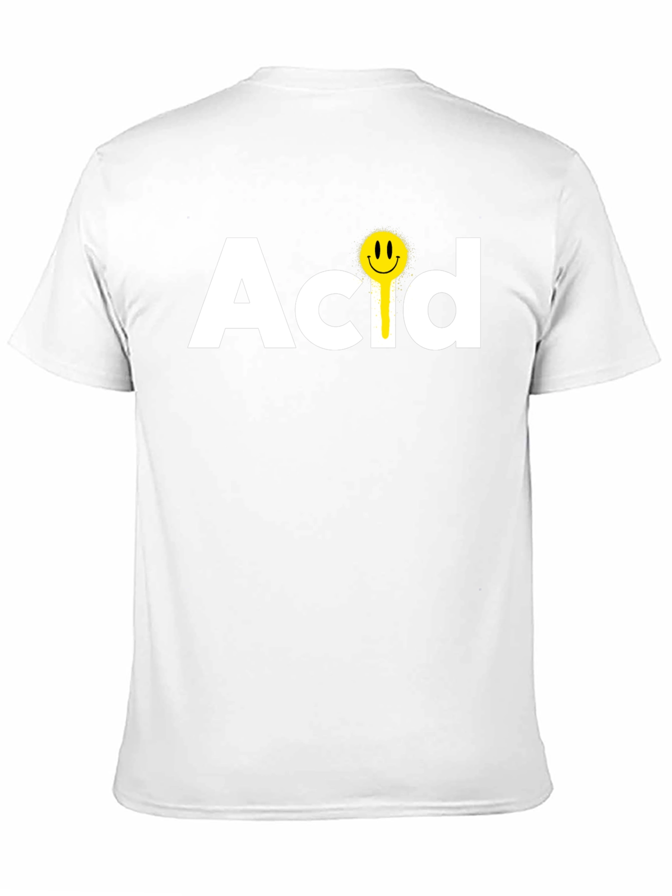 Acid Smiley Face T-Shirt - Black Graphic Tee