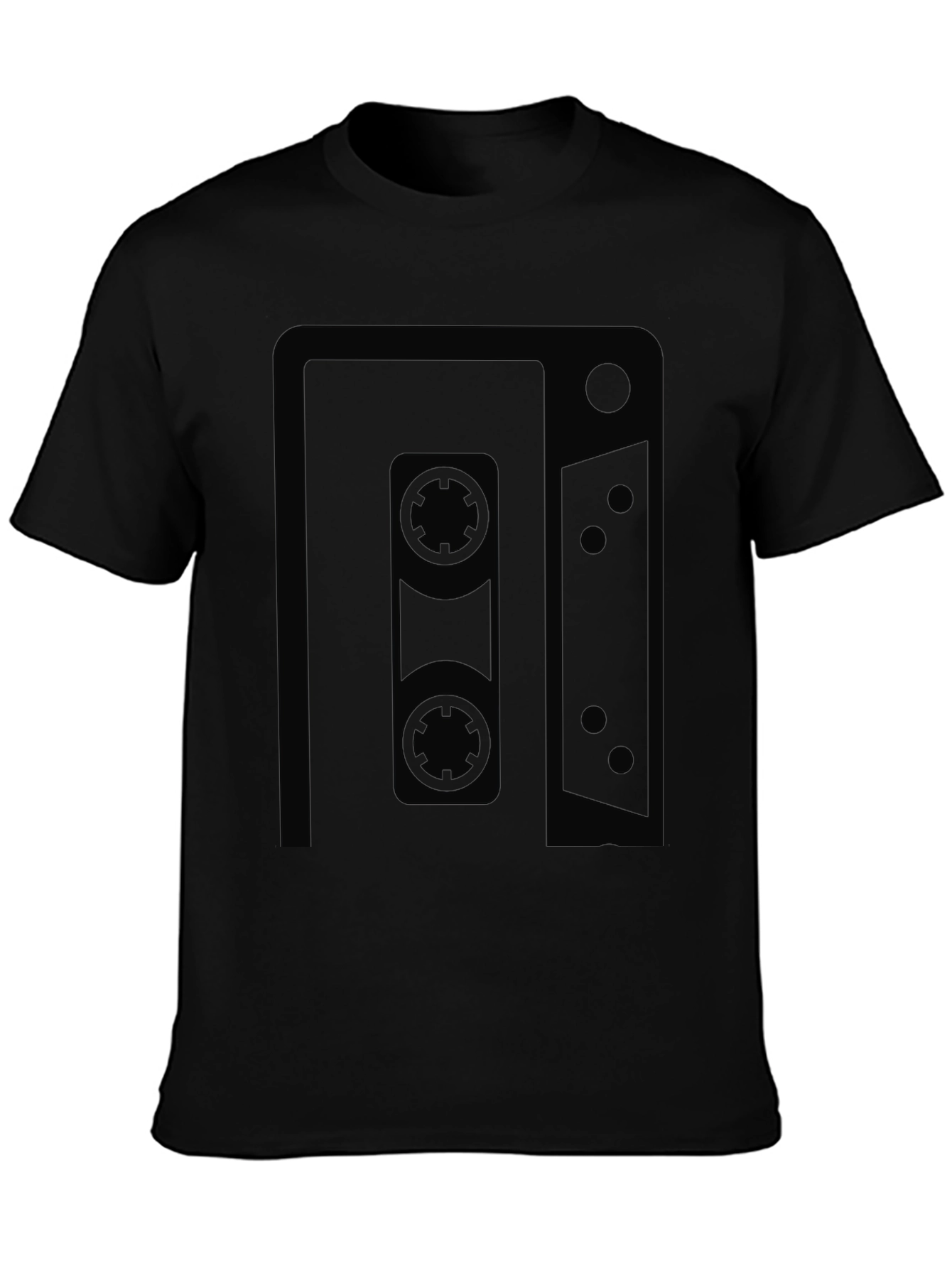 Retro Cassette Tape Graphic T-Shirt - Classic Music Style