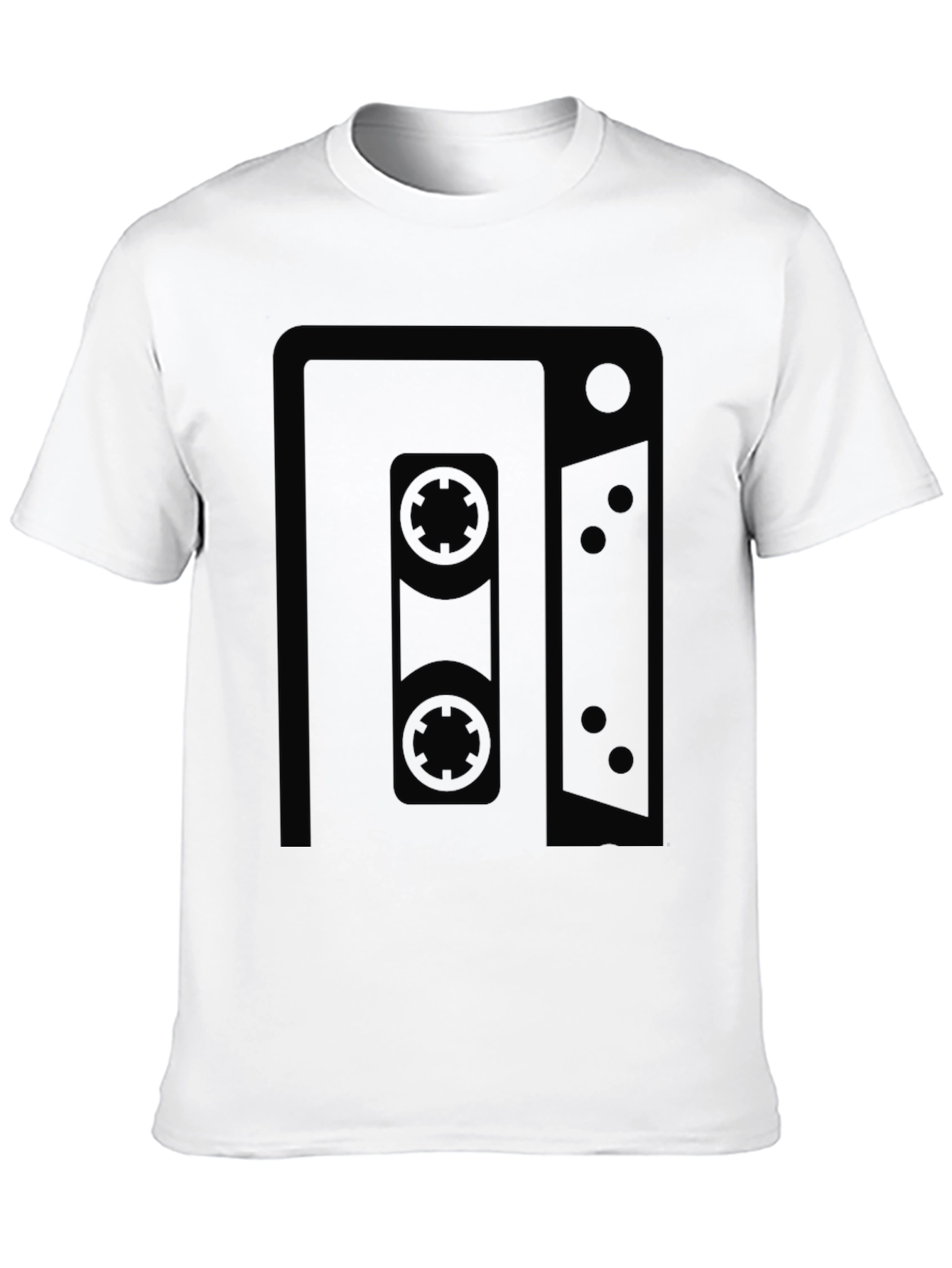 Retro Cassette Tape Graphic T-Shirt - Classic Music Style