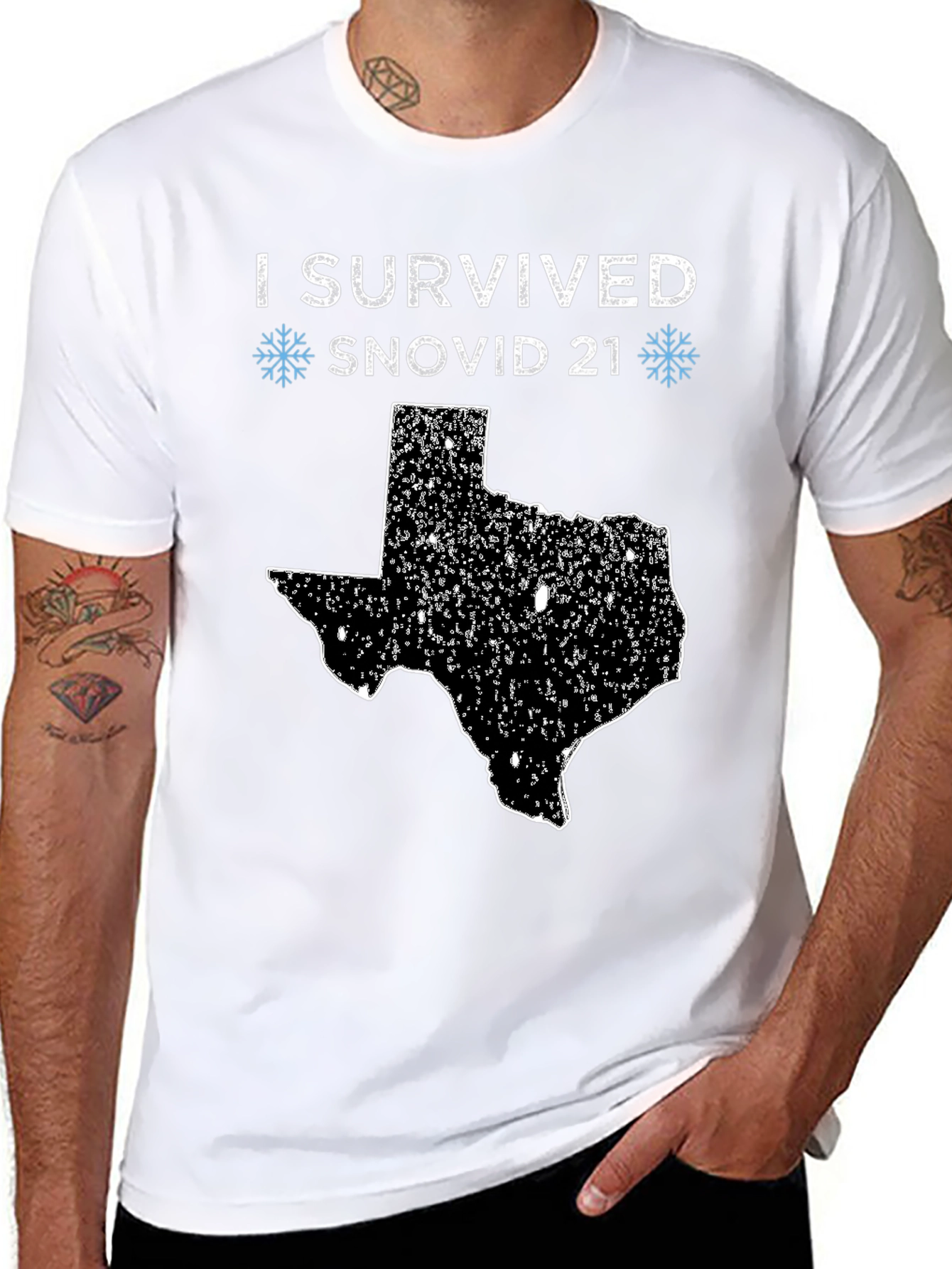 I Survived SNOVID 21 T-Shirt
