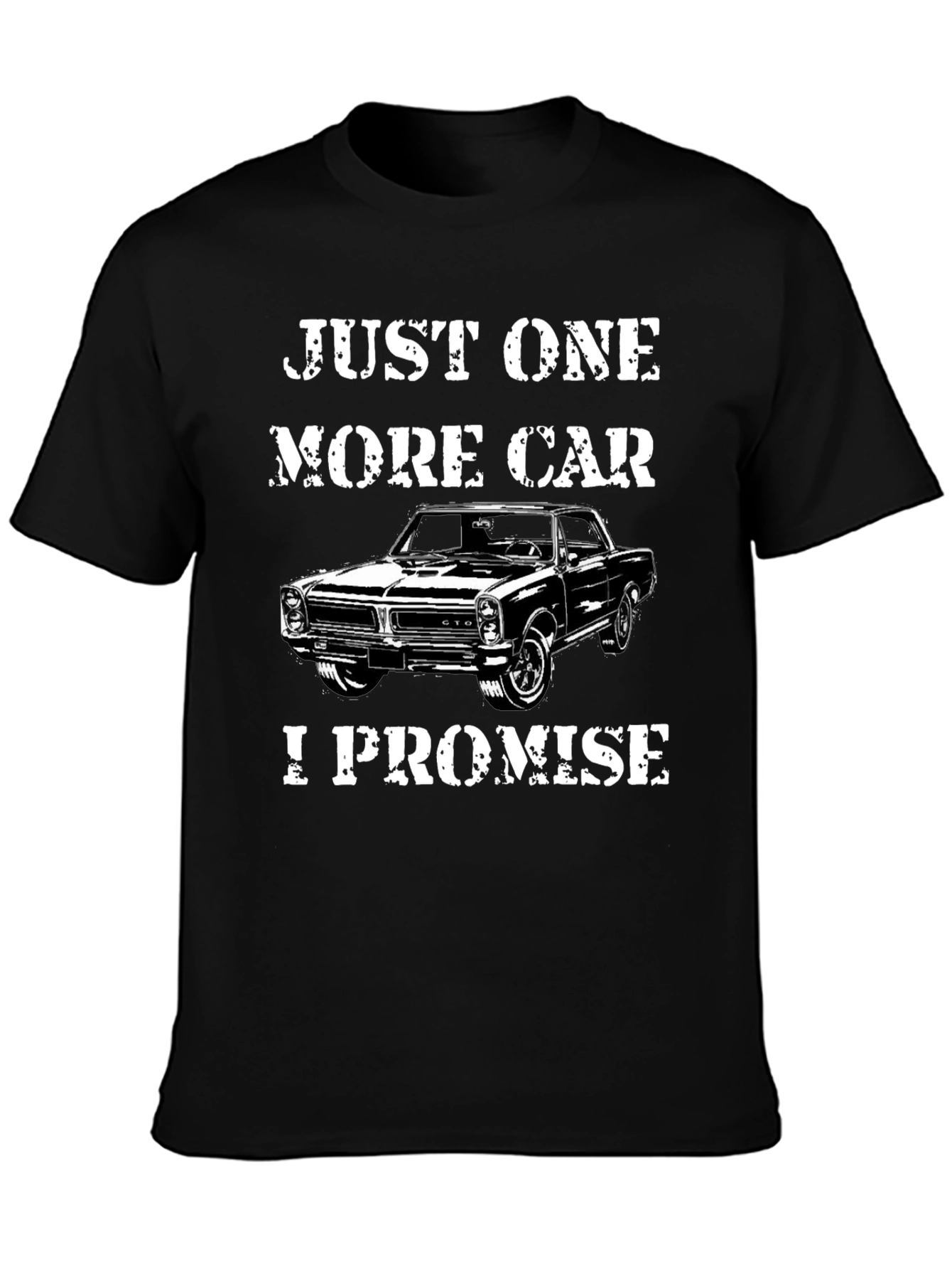 Just One More Car T-Shirt - Black