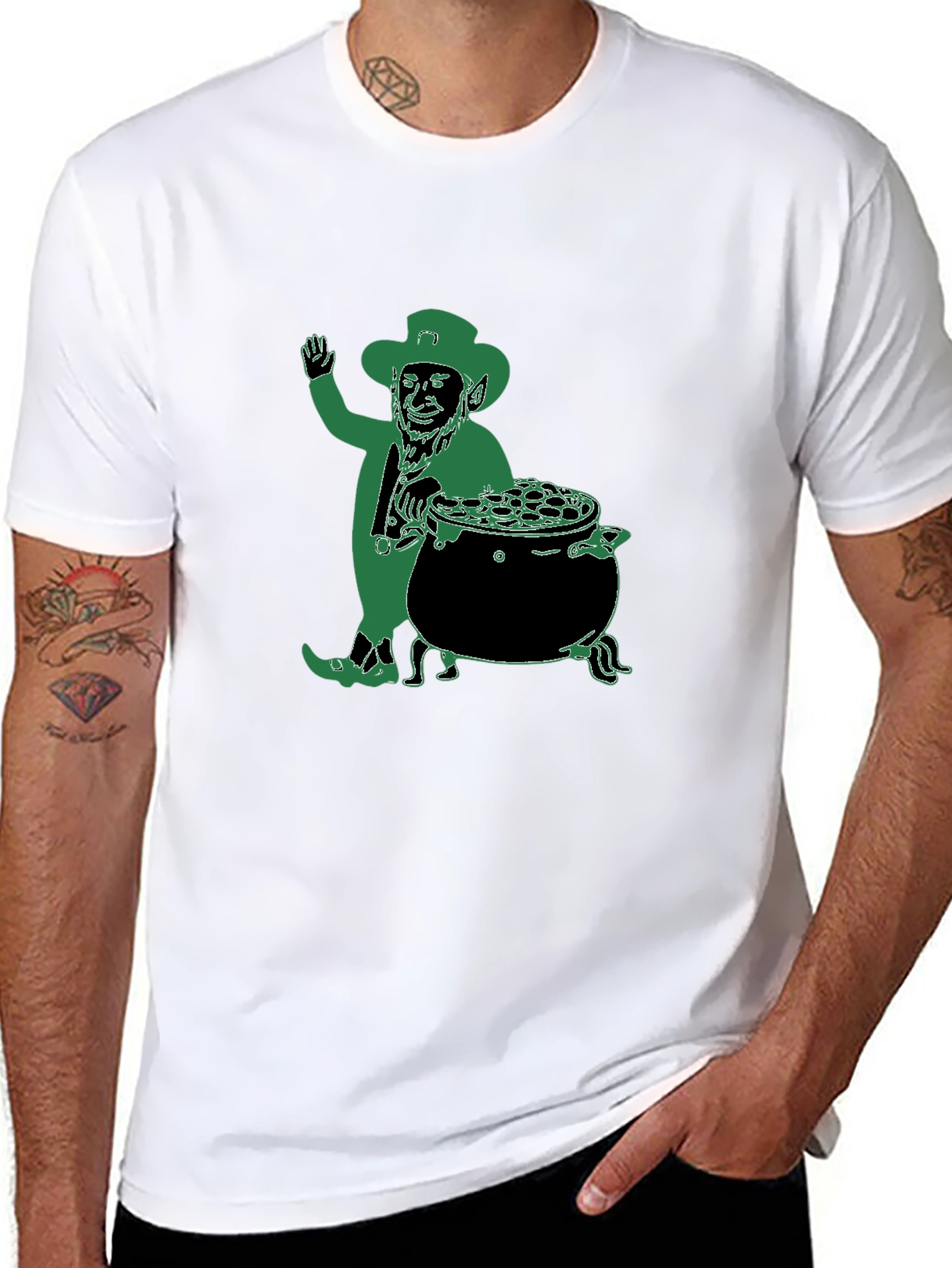 Lucky Leprechaun Graphic T-Shirt
