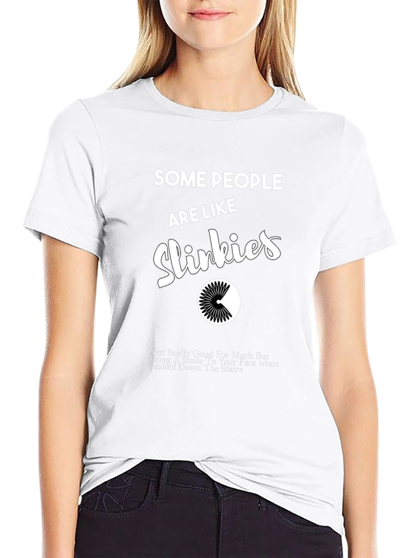 Funny Slinky T-Shirt: Some People Are Like Slinkies