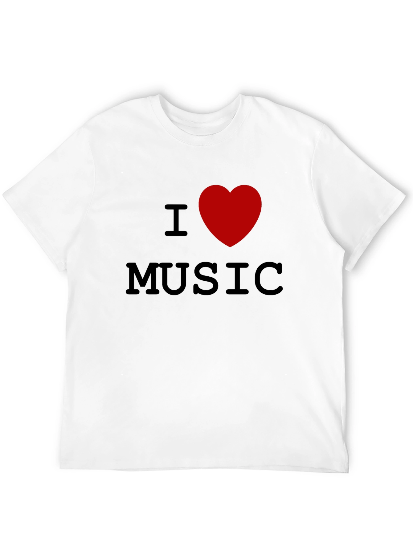 I Heart Music Black T-Shirt