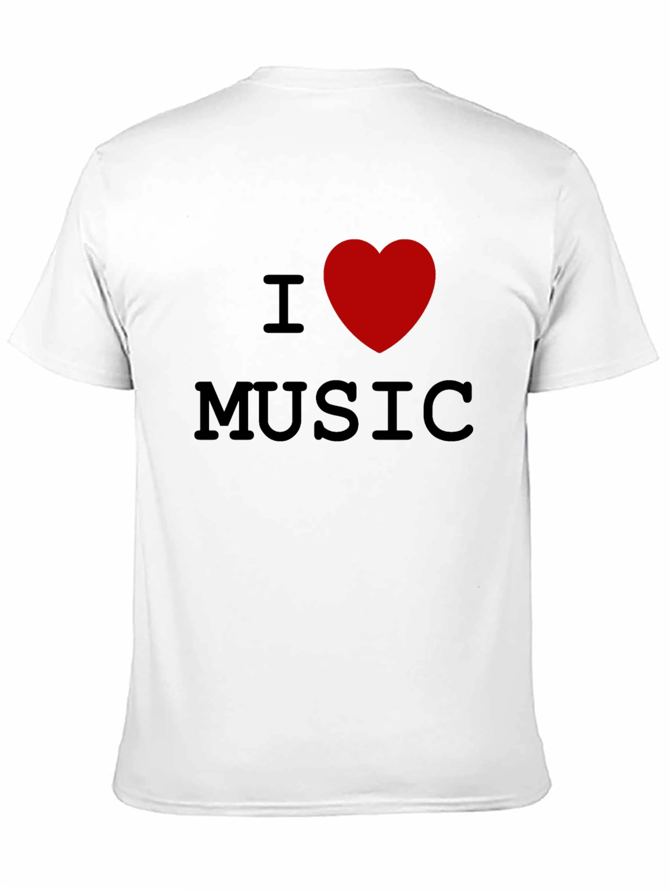 I Heart Music Black T-Shirt