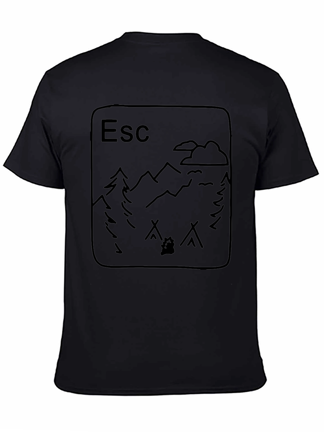 Escape T-Shirt: Nature Adventure Design