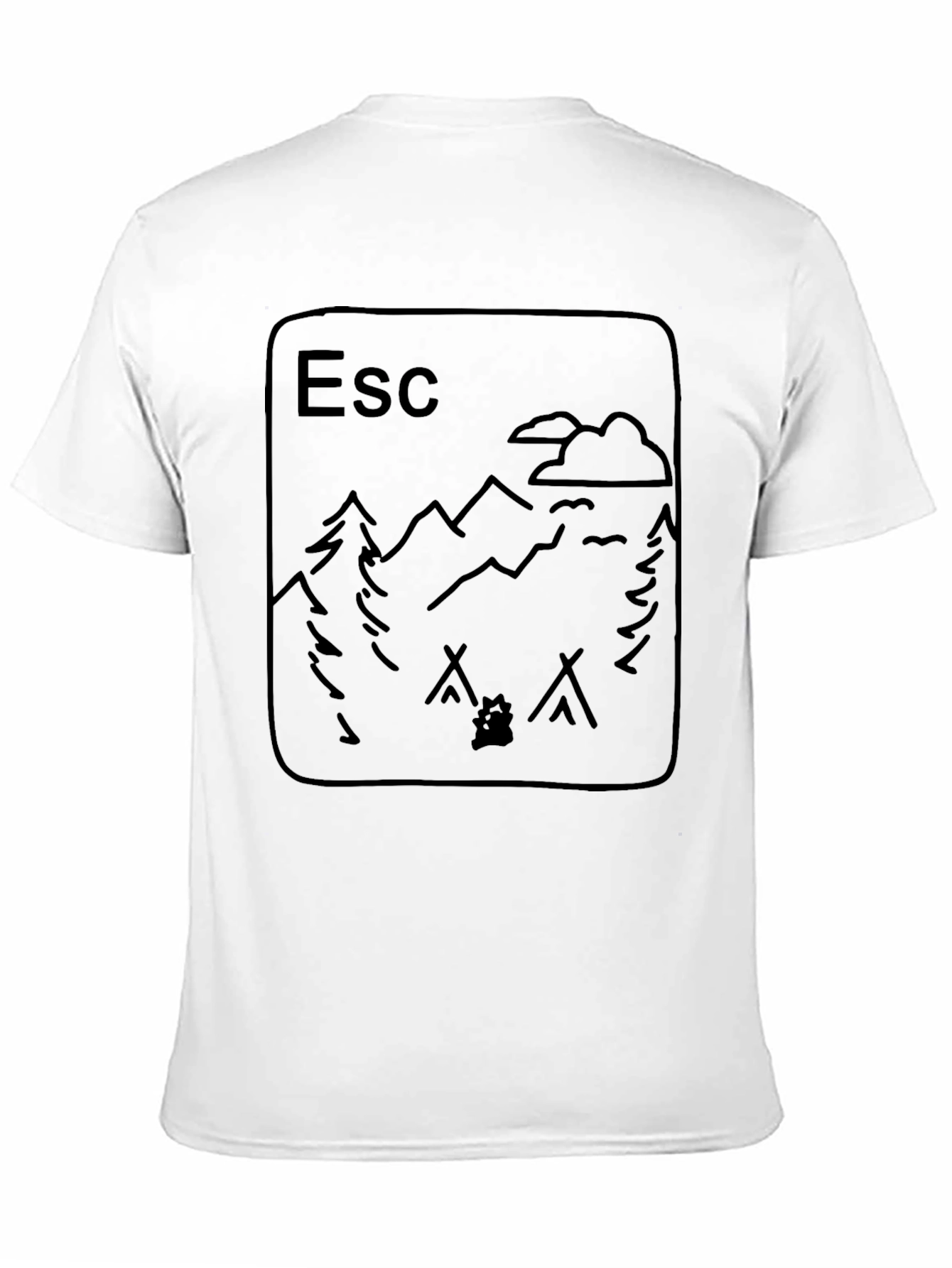 Escape T-Shirt: Nature Adventure Design