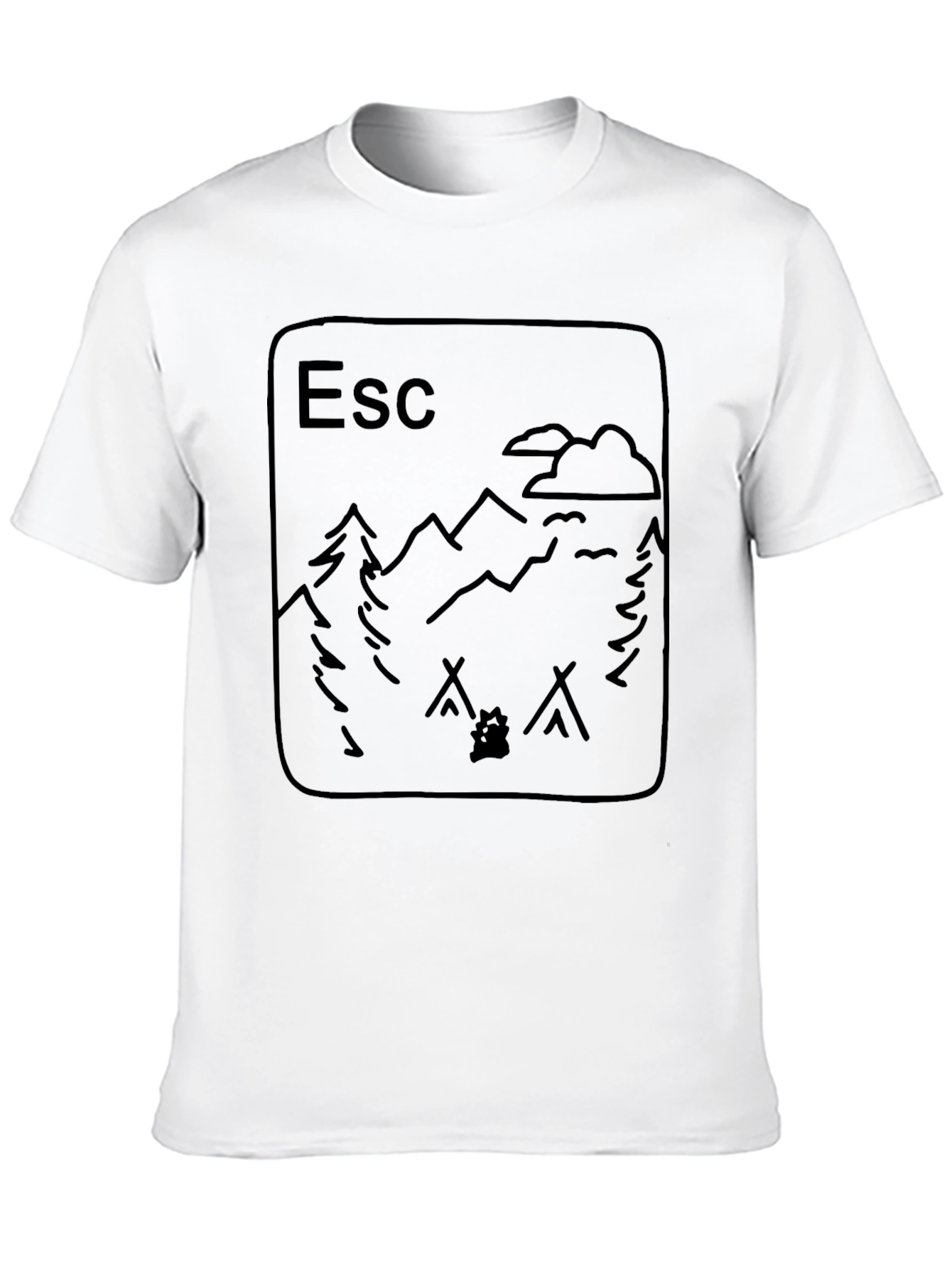 Escape T-Shirt: Nature Adventure Design