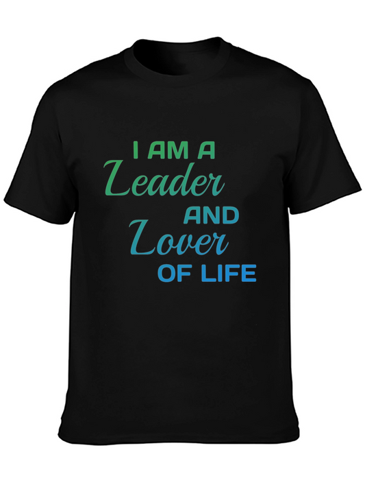 Leader Lover of Life Black T-Shirt