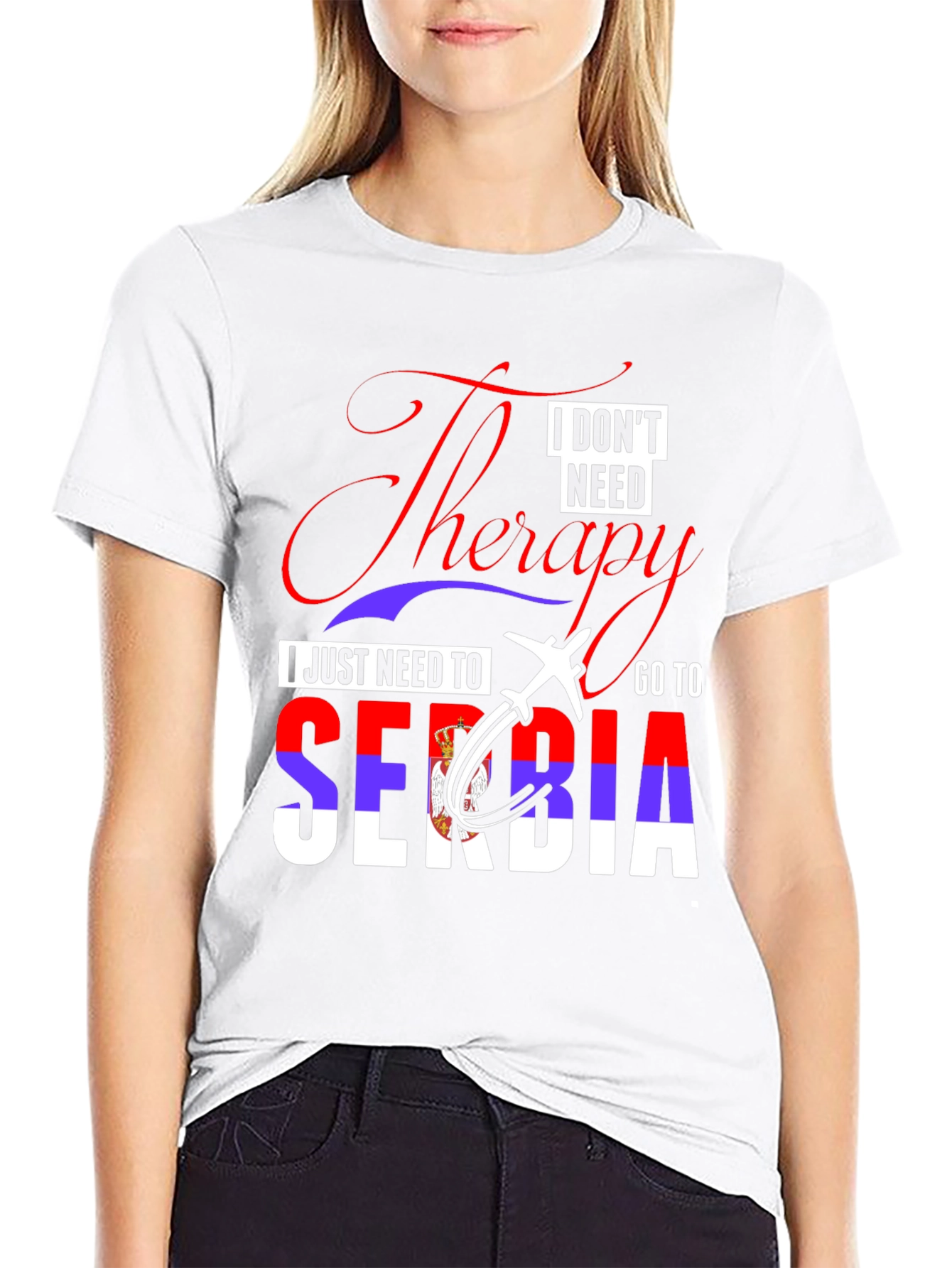 Serbia Travel T-Shirt - Therapy Alternative Tee