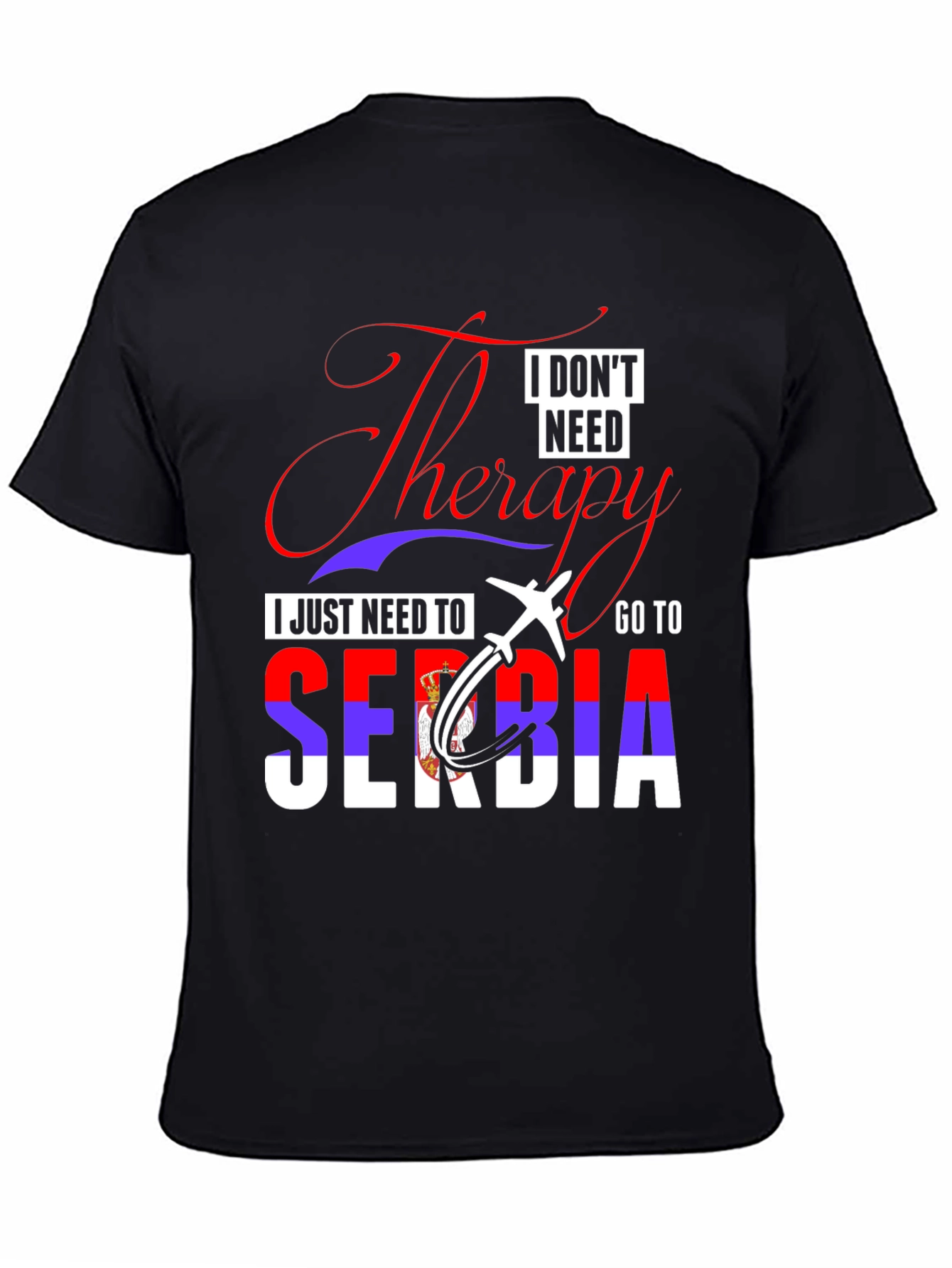 Serbia Travel T-Shirt - Therapy Alternative Tee