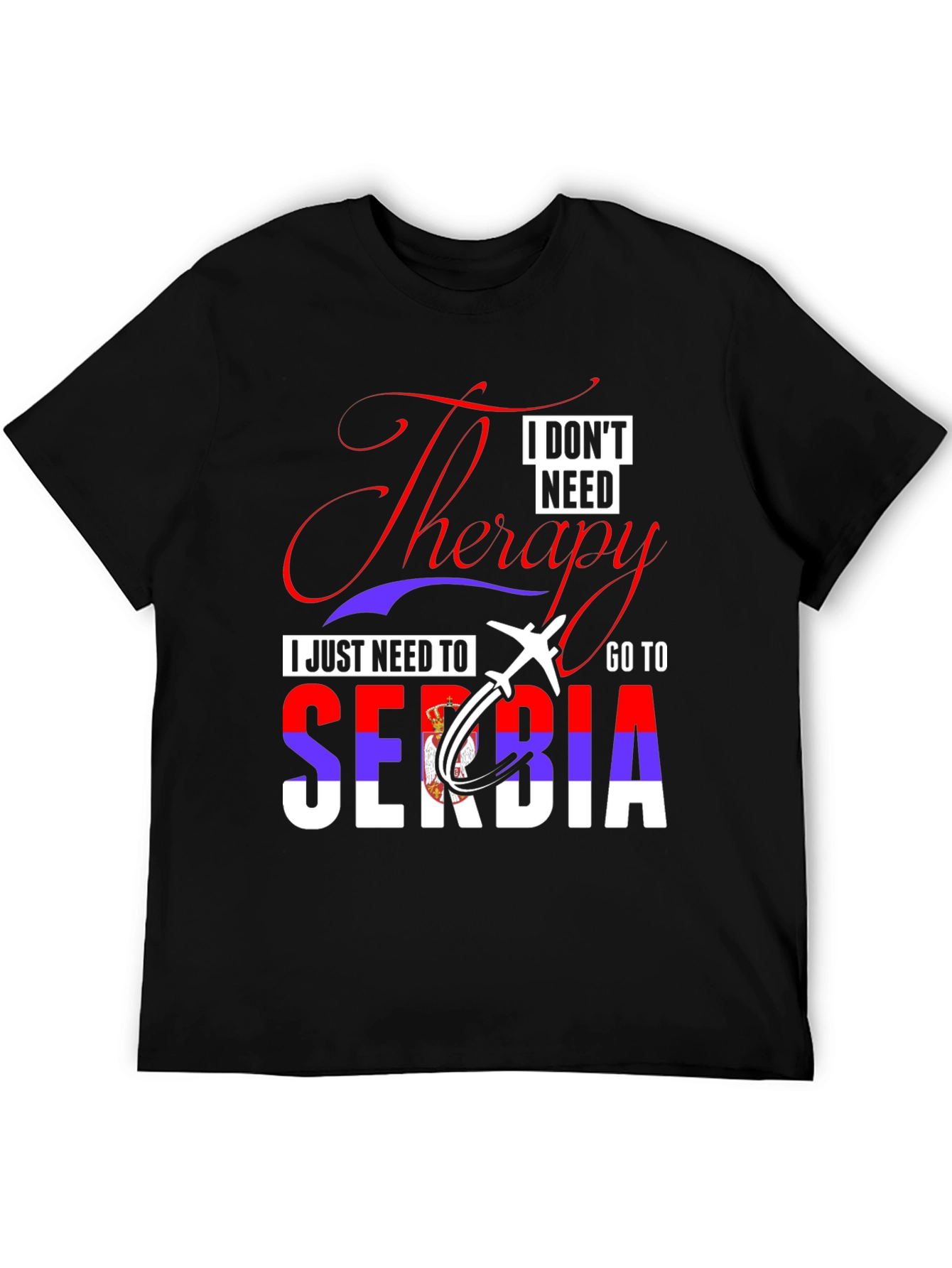Serbia Travel T-Shirt - Therapy Alternative Tee