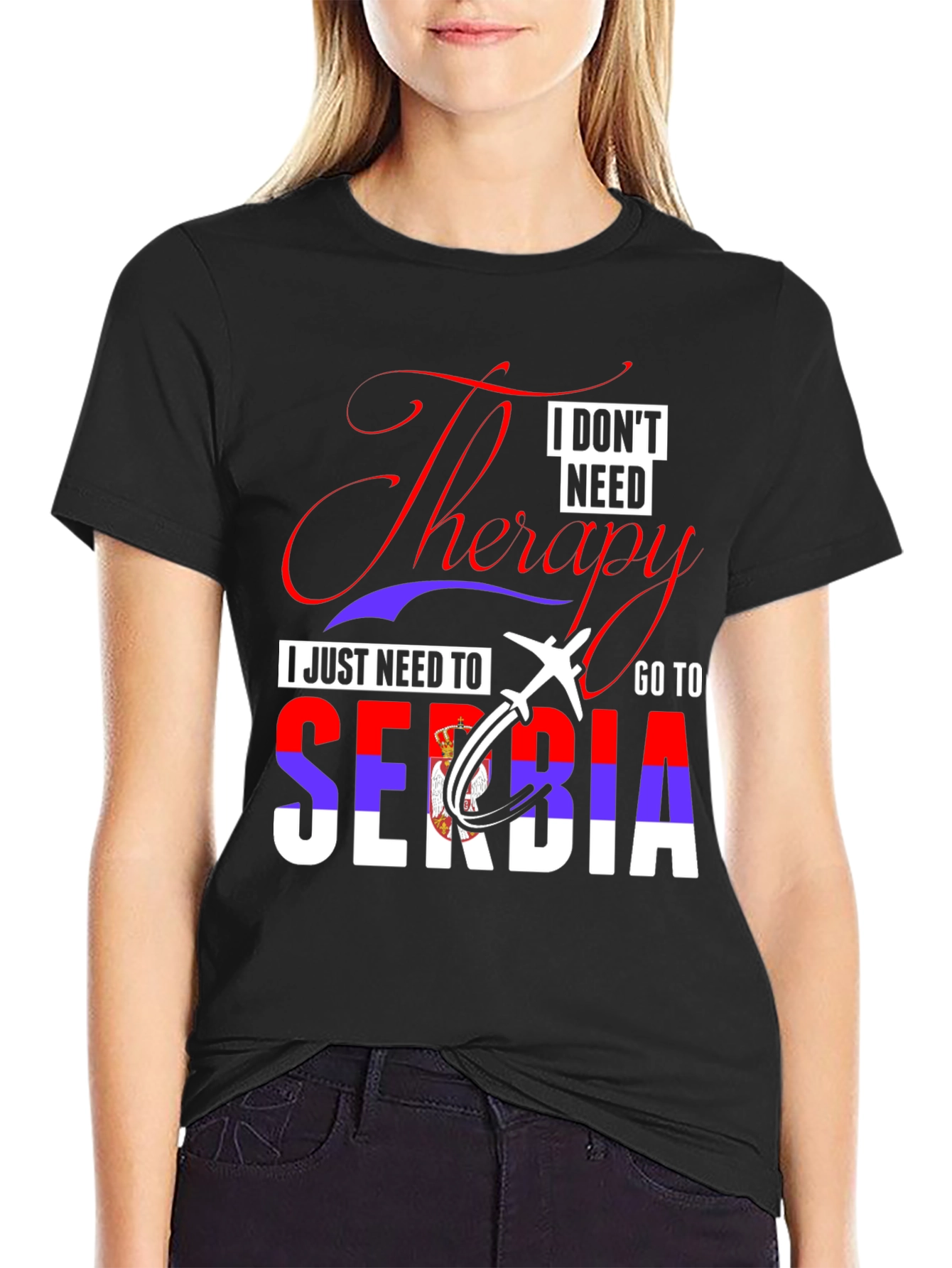 Serbia Travel T-Shirt - Therapy Alternative Tee