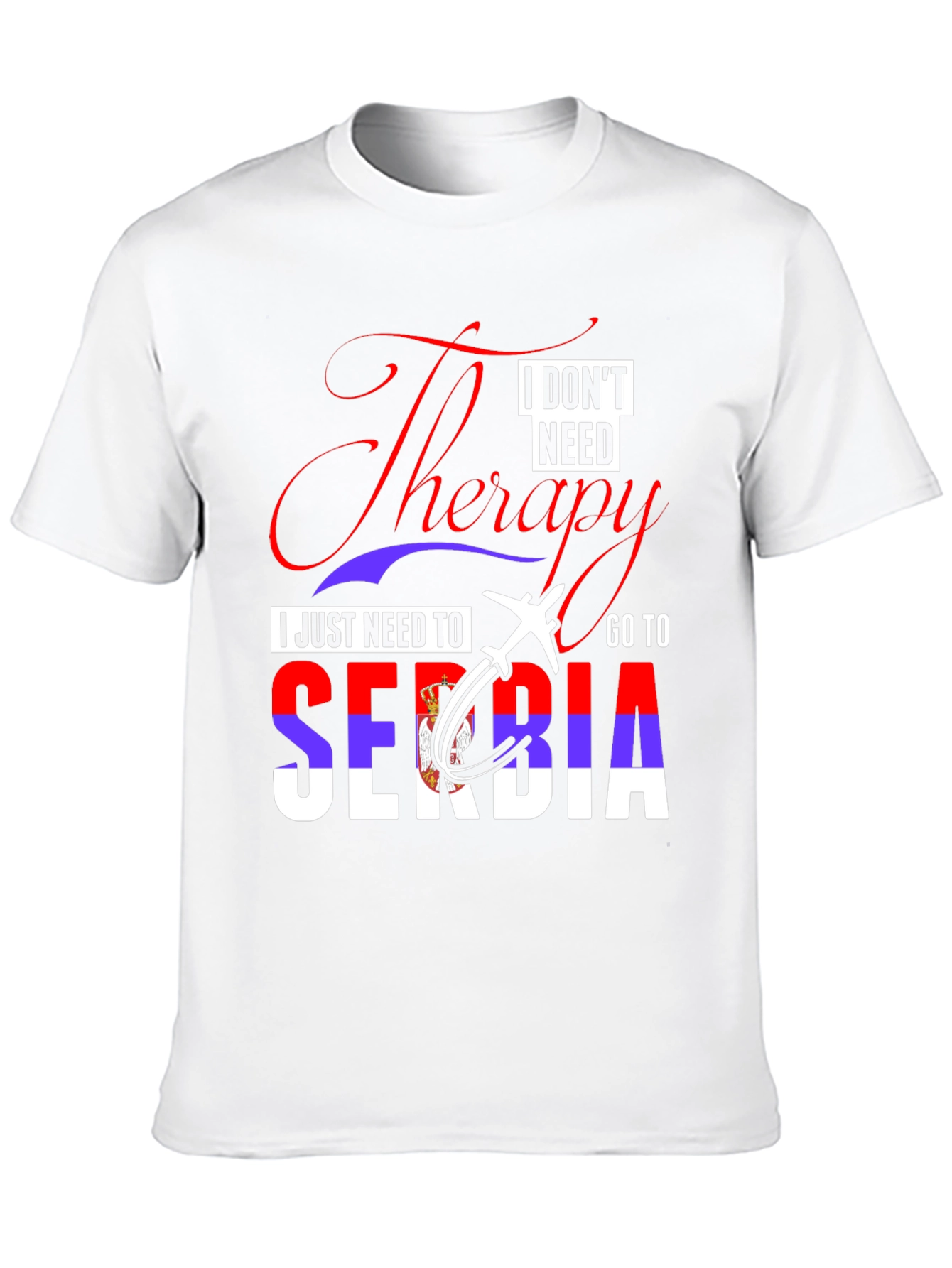 Serbia Travel T-Shirt - Therapy Alternative Tee