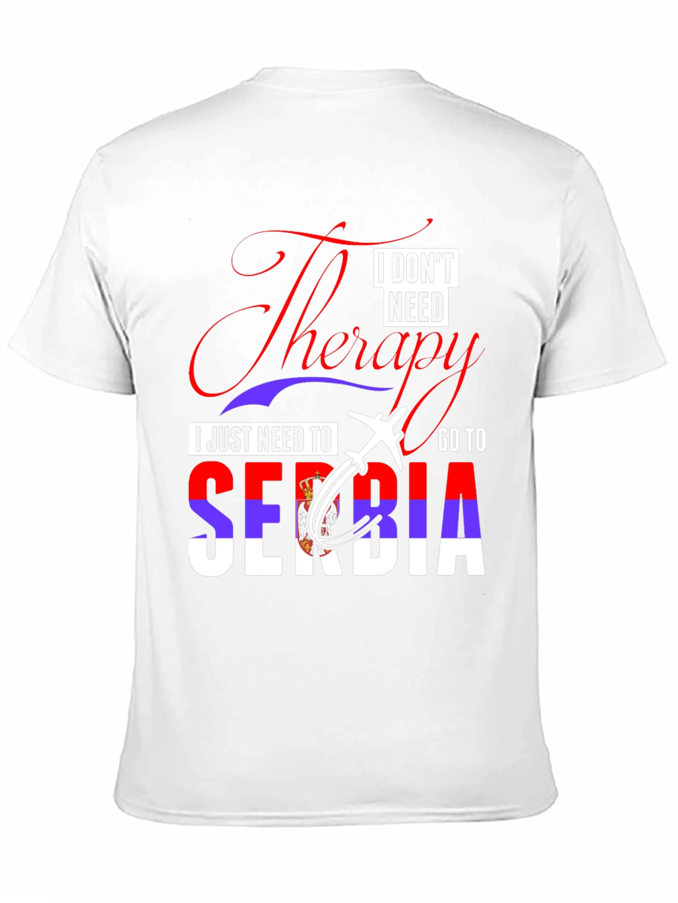 Serbia Travel T-Shirt - Therapy Alternative Tee