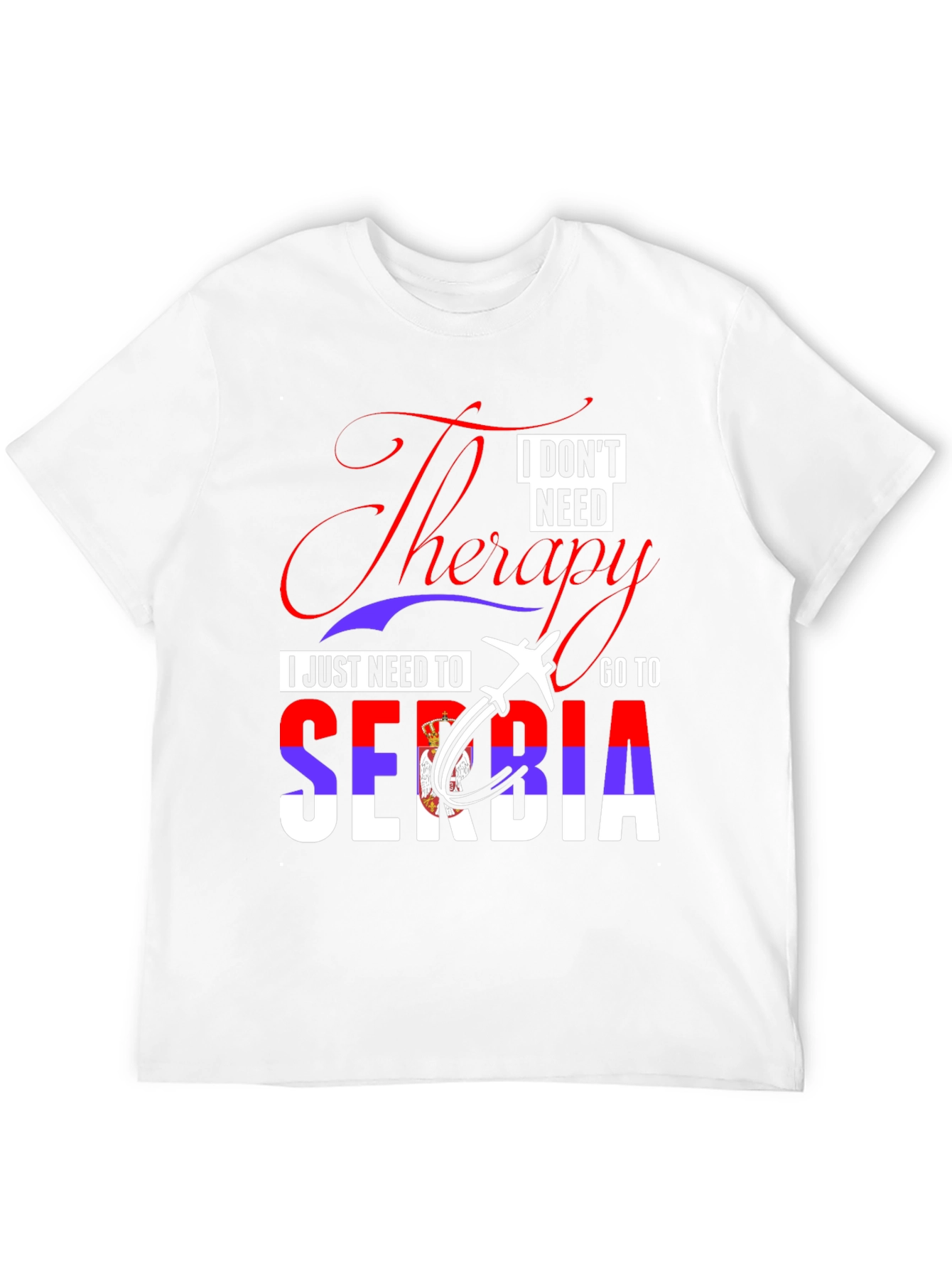 Serbia Travel T-Shirt - Therapy Alternative Tee