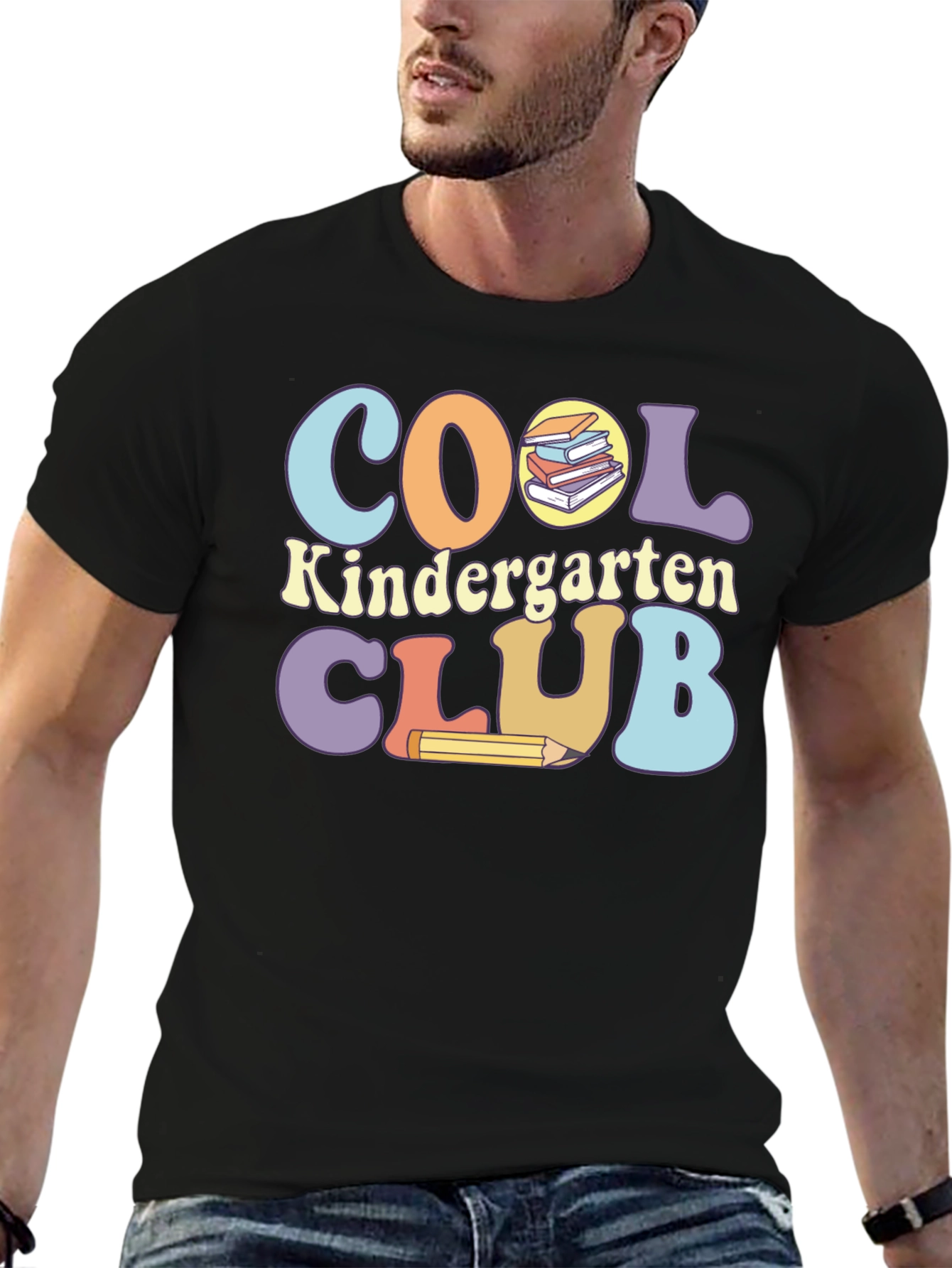 Cool Kindergarten Club Black T-Shirt