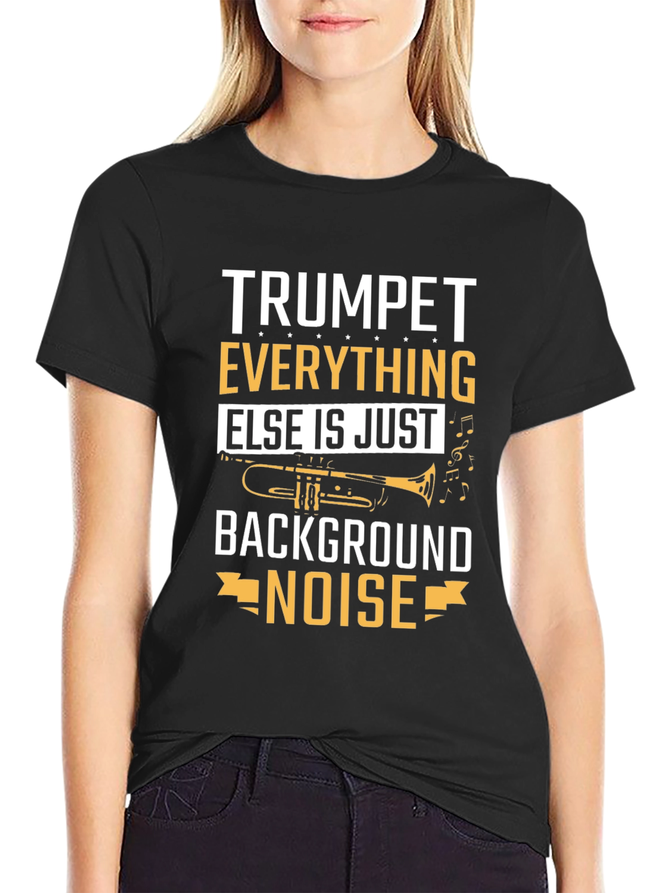 Trumpet Everything Else Is Noise Graphic T-Shirt