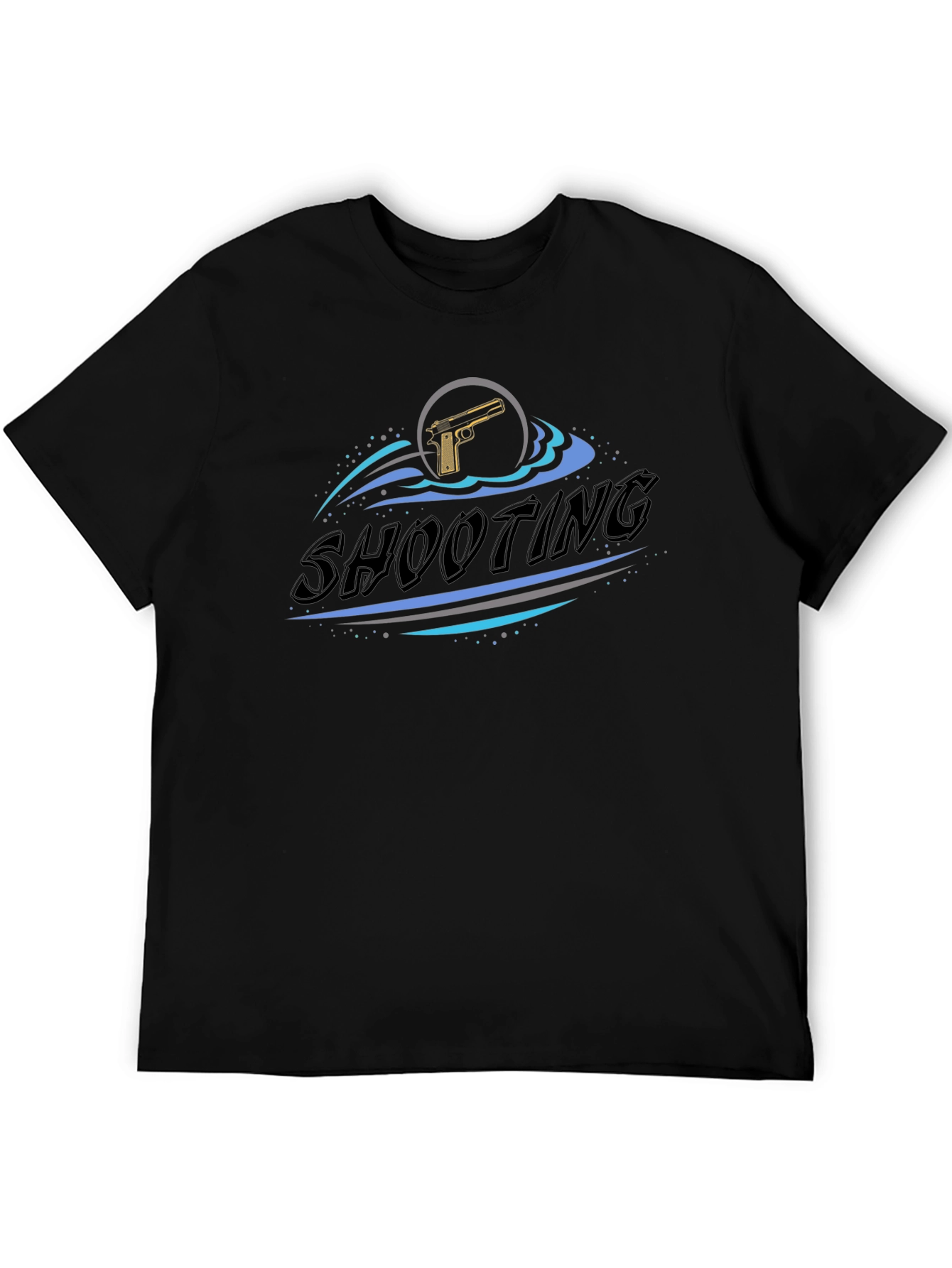 Shooting Graphic T-Shirt - Black
