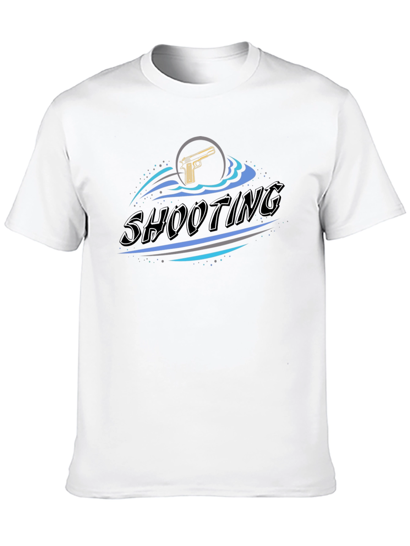 Shooting Graphic T-Shirt - Black