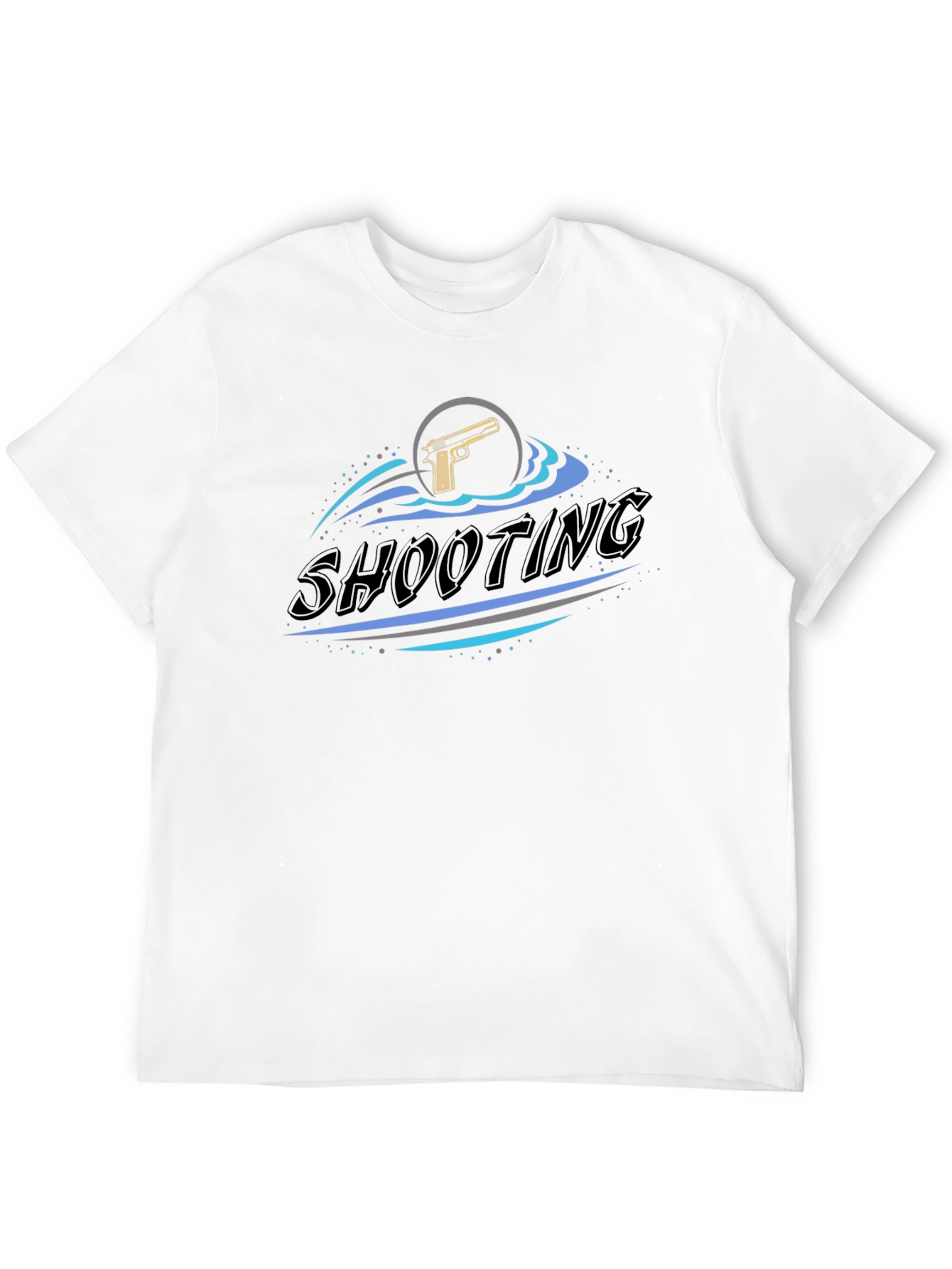 Shooting Graphic T-Shirt - Black