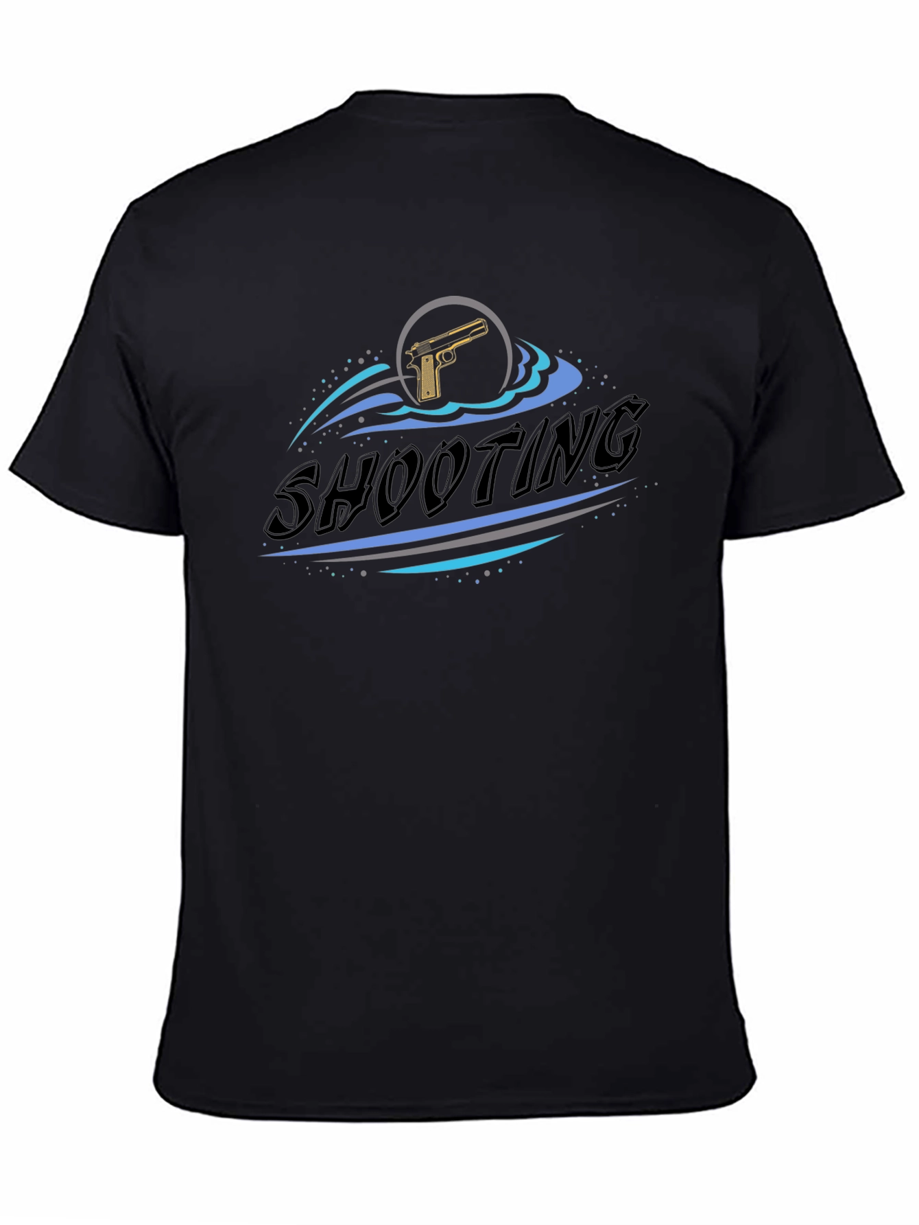 Shooting Graphic T-Shirt - Black