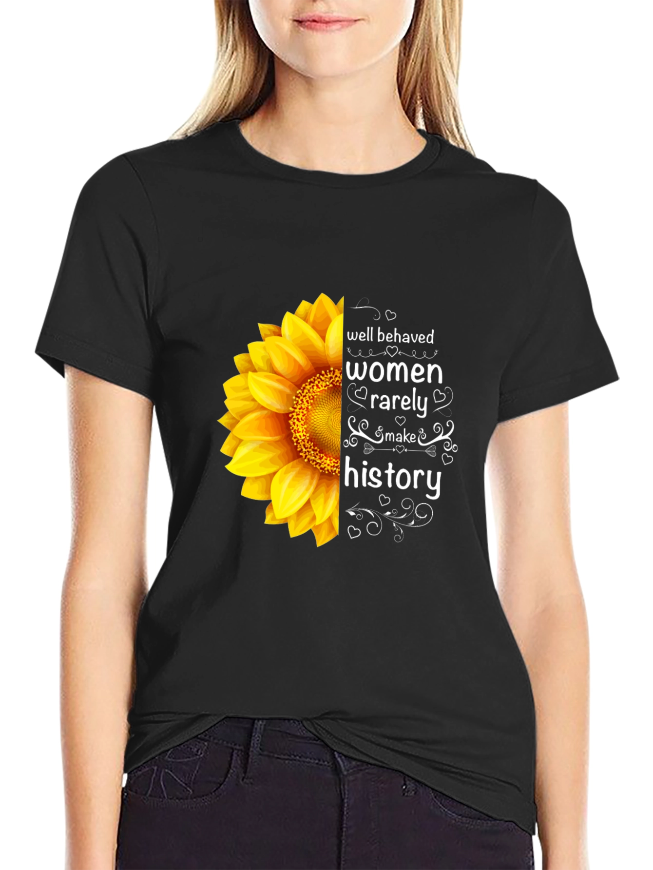 Sunflower Womens History T-Shirt