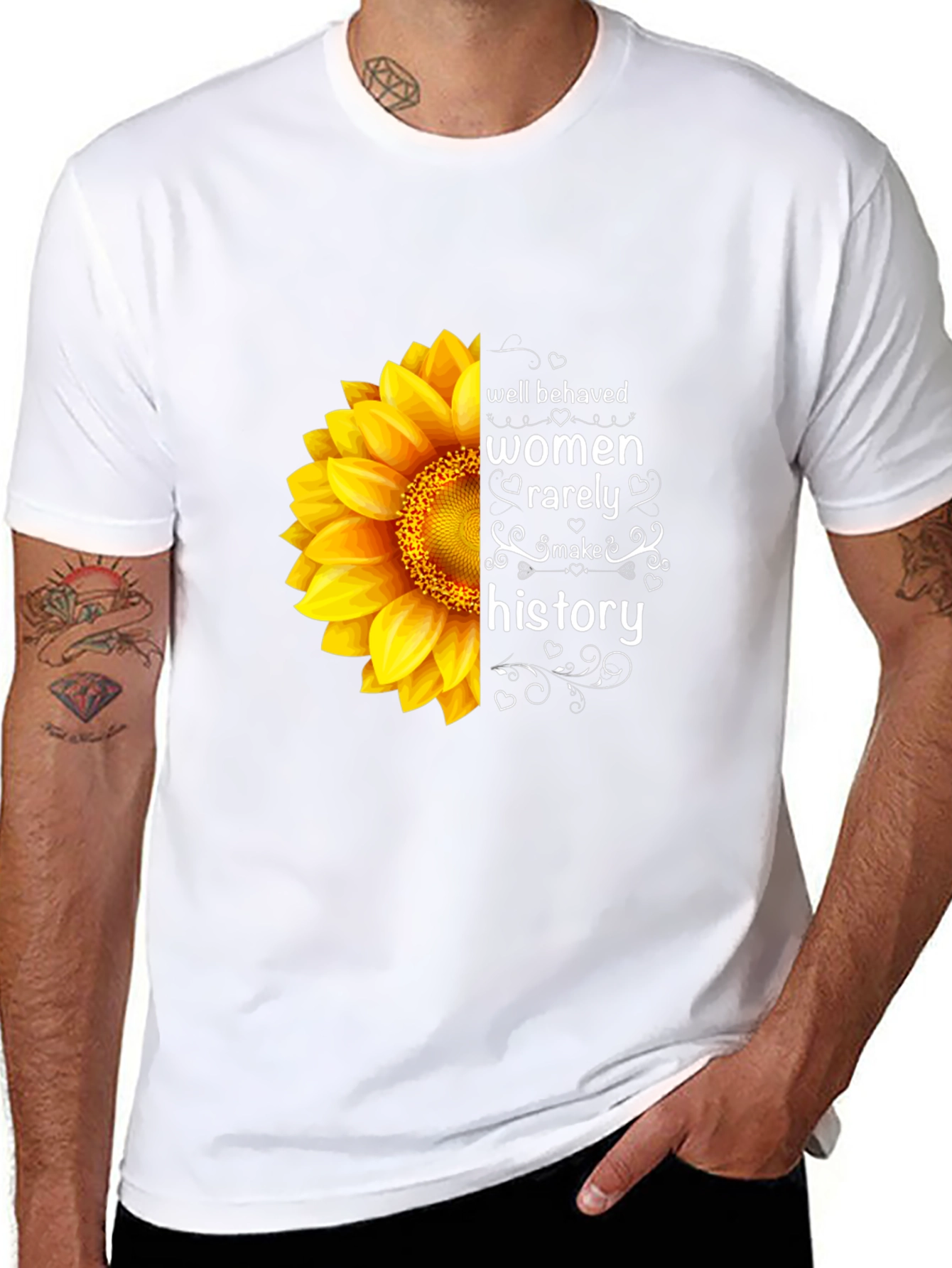 Sunflower Womens History T-Shirt