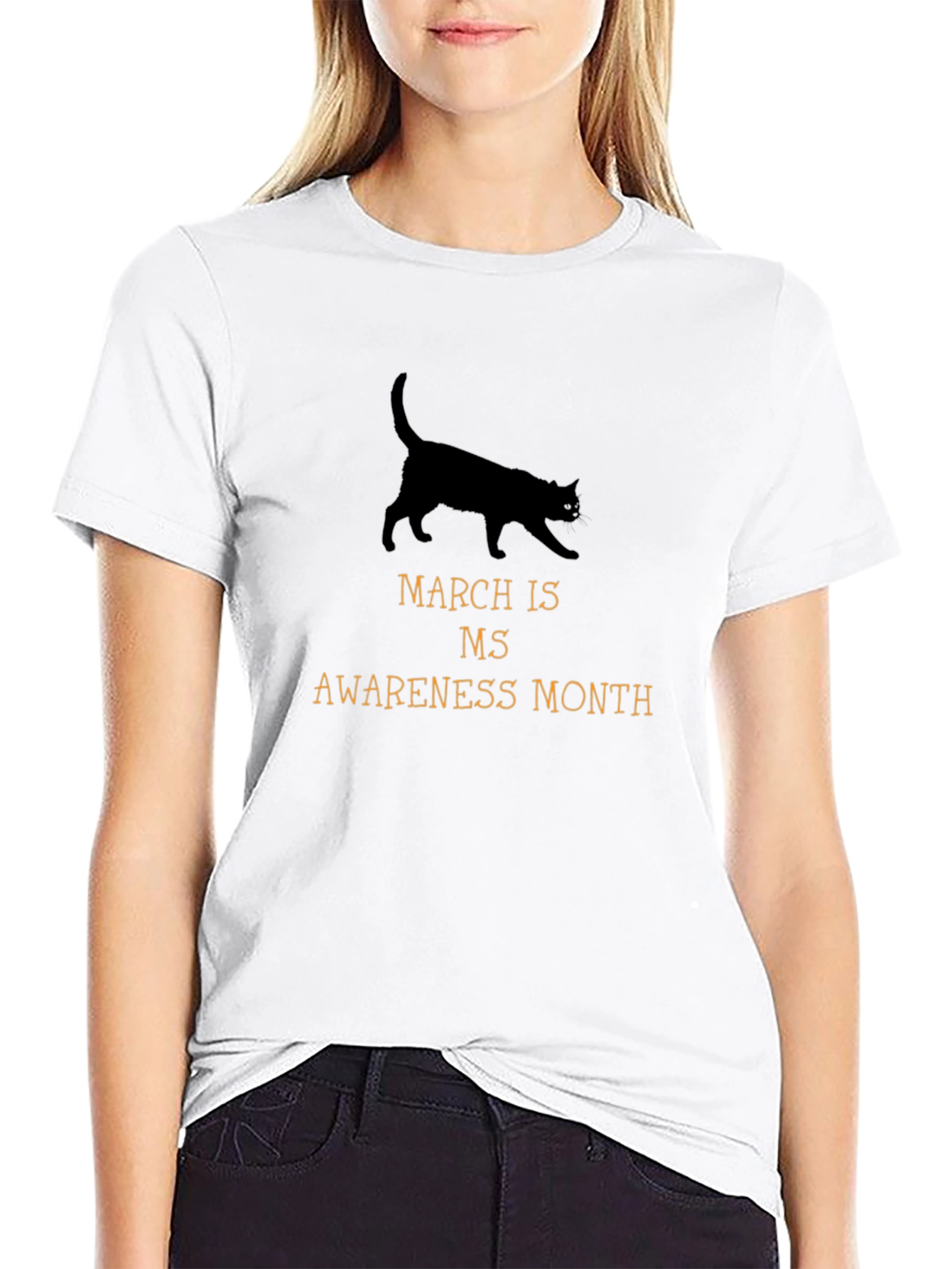 MS Awareness Month Cat Graphic Tee