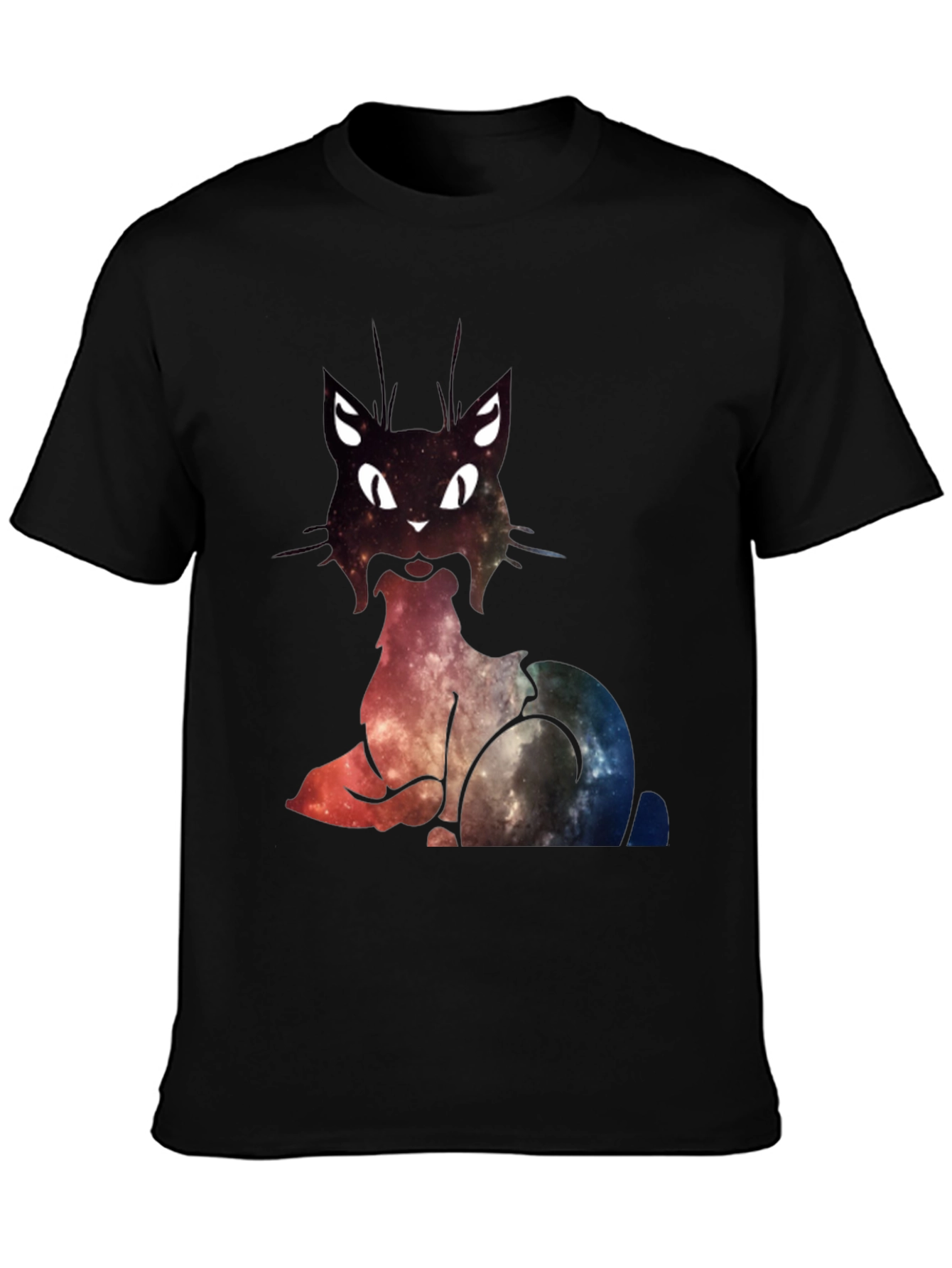 Galaxy Cat Graphic T-Shirt