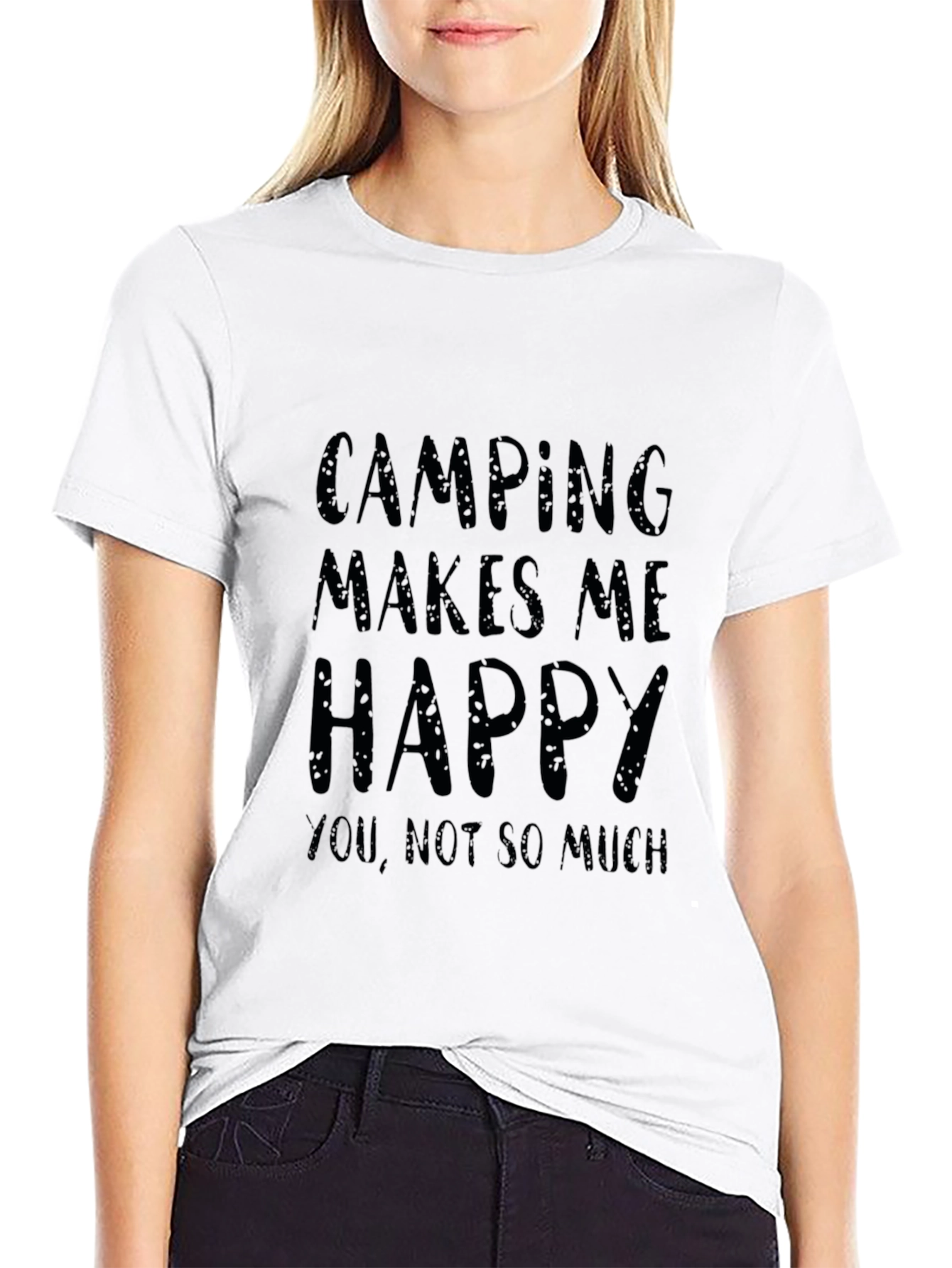 Camping Makes Me Happy T-Shirt