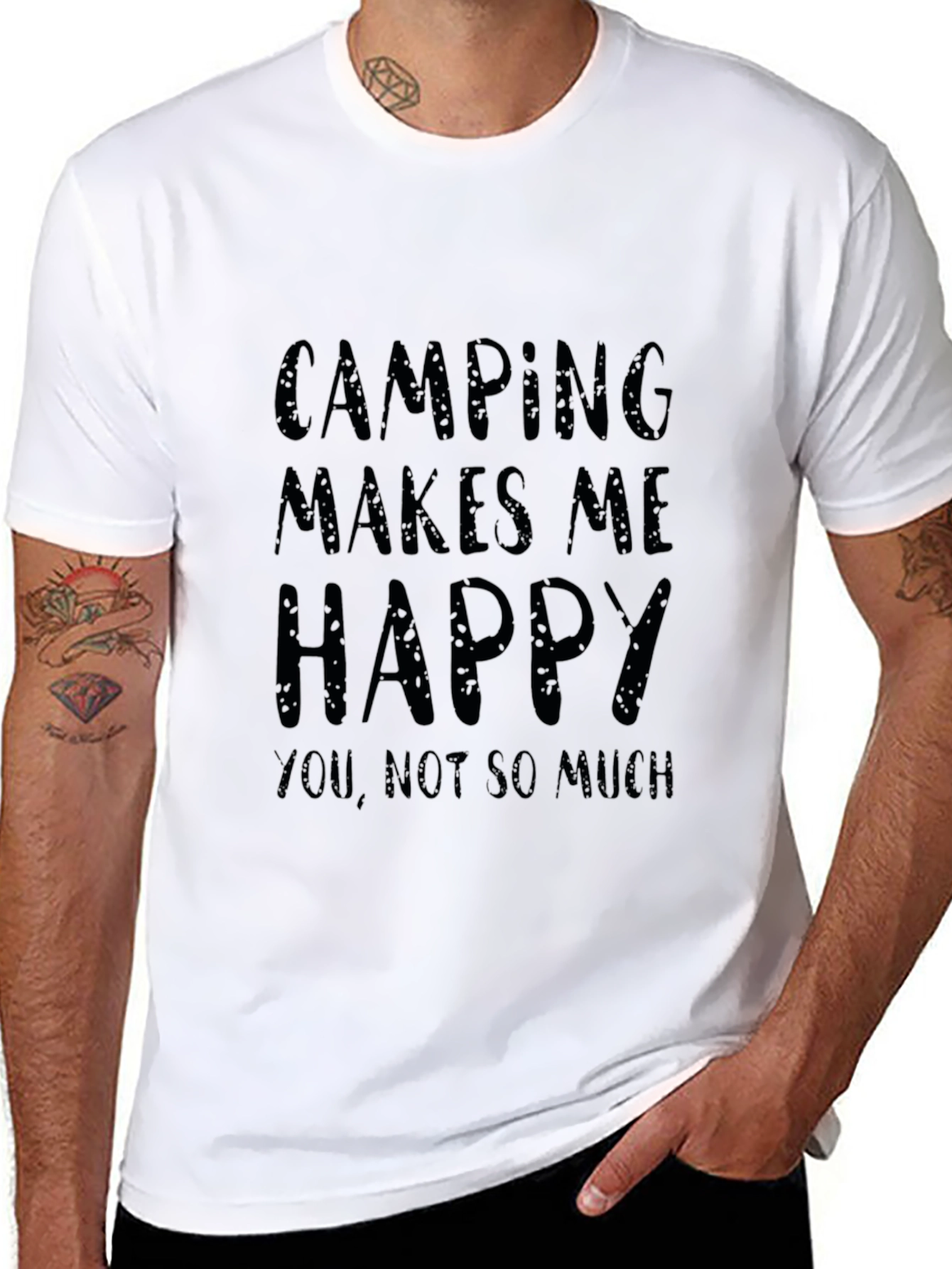 Camping Makes Me Happy T-Shirt