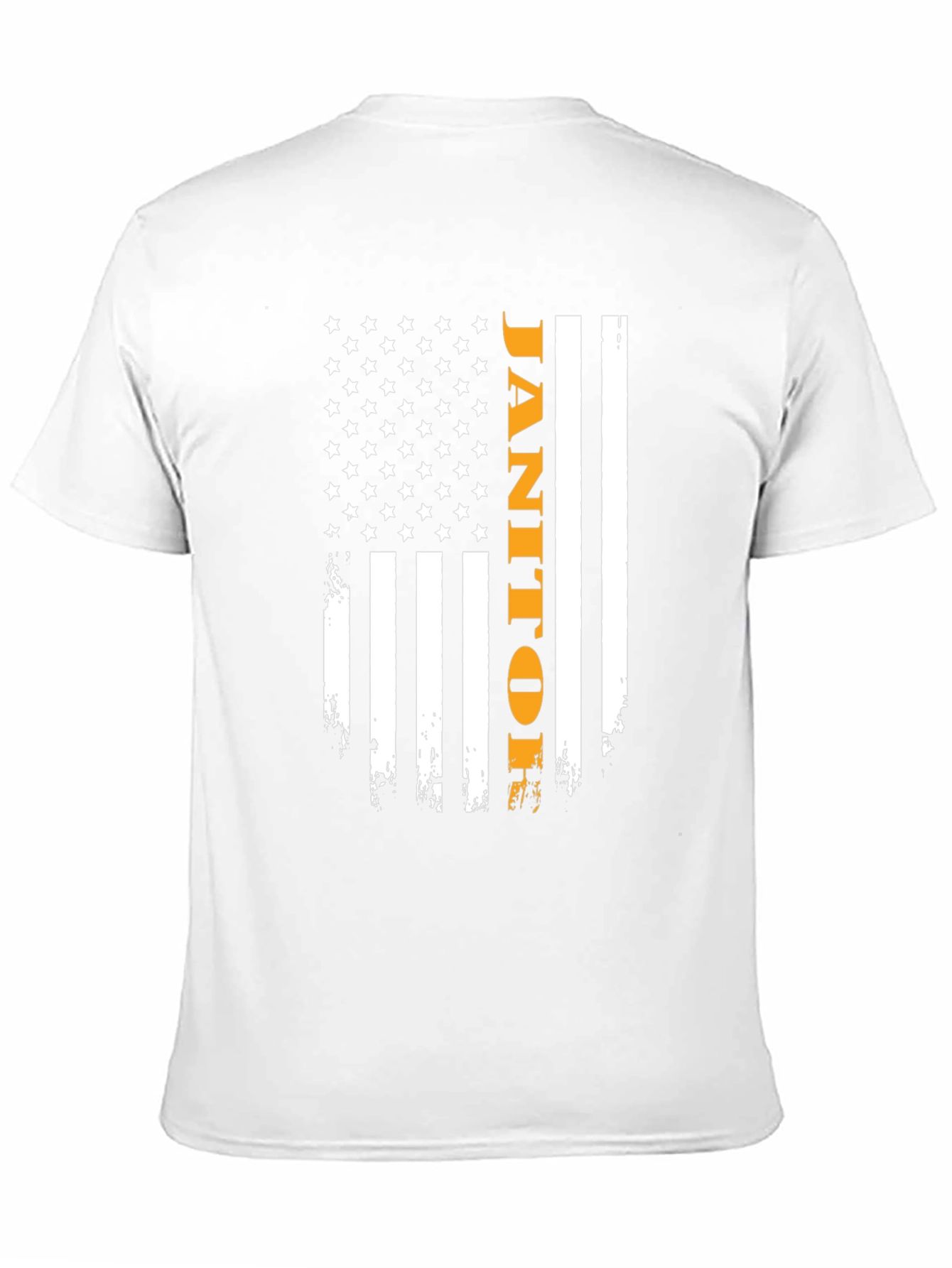 Janitor American Flag Graphic Tee