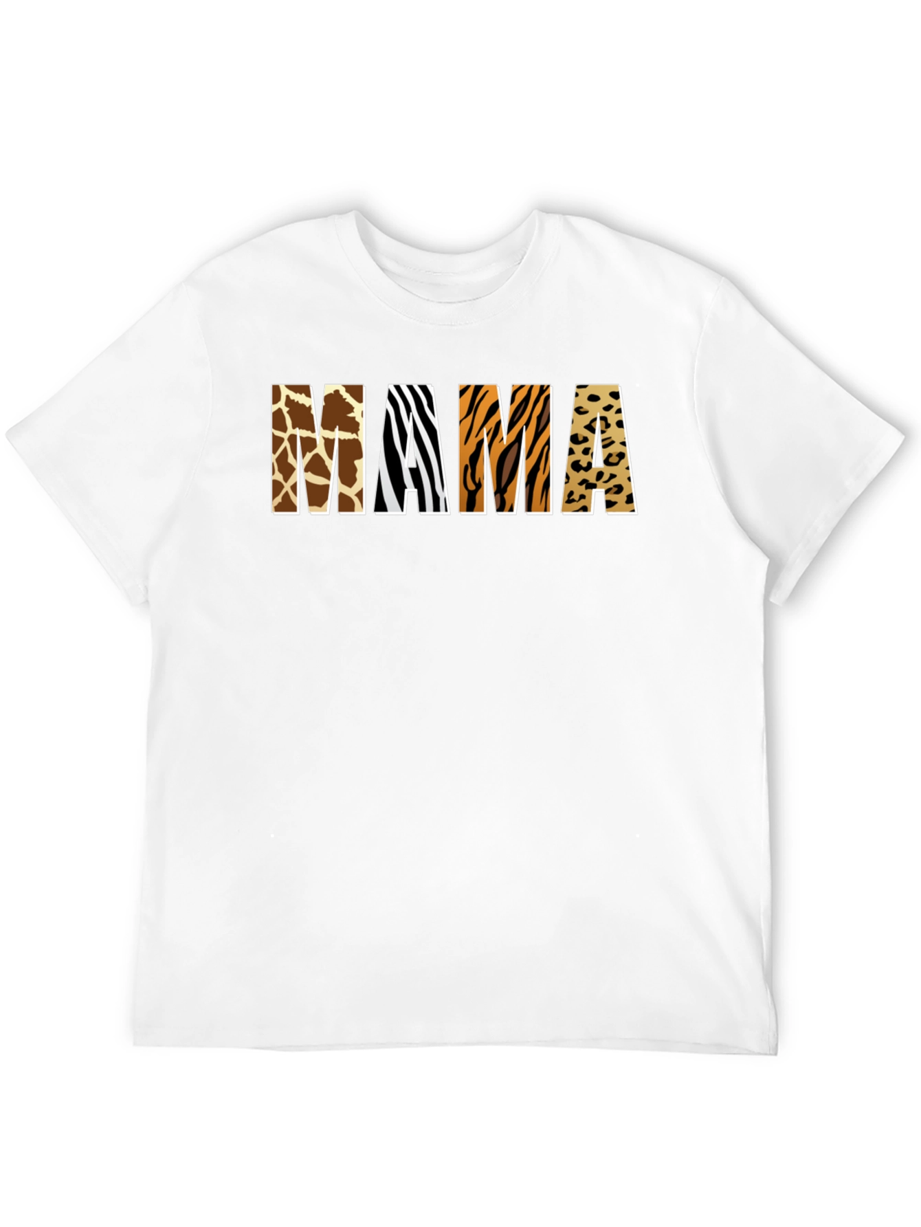 Animal Print Mama T-Shirt - Safari Style