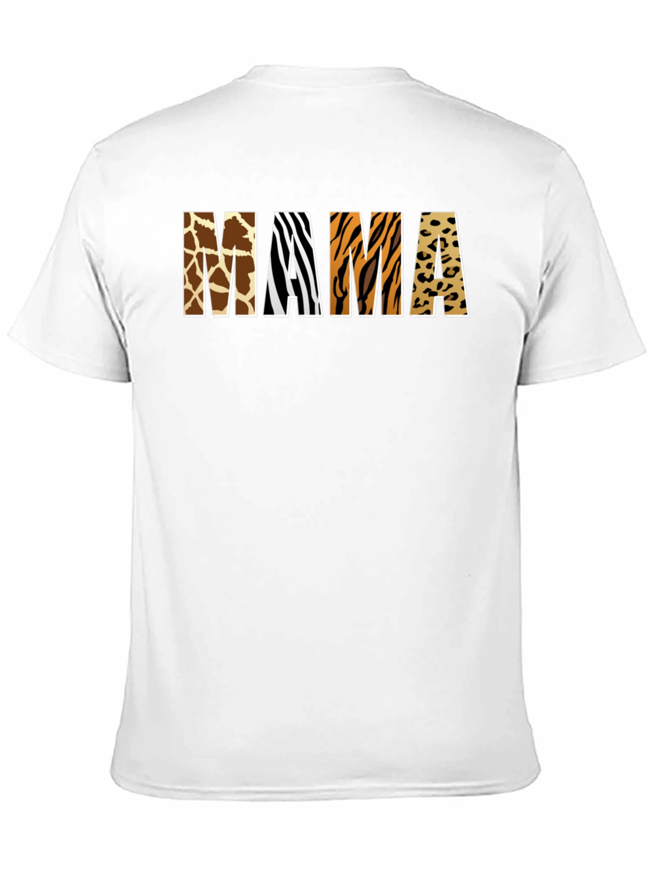 Animal Print Mama T-Shirt - Safari Style
