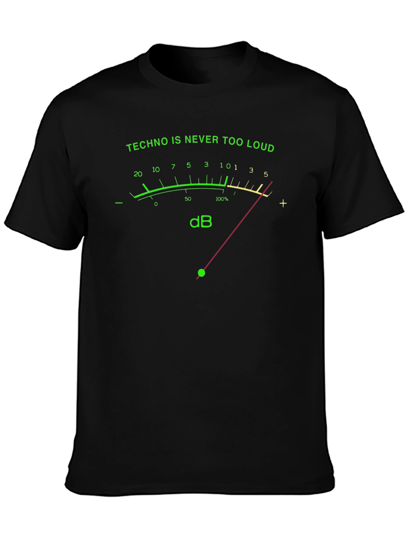 Techno is Never Too Loud Graphic T-Shirt