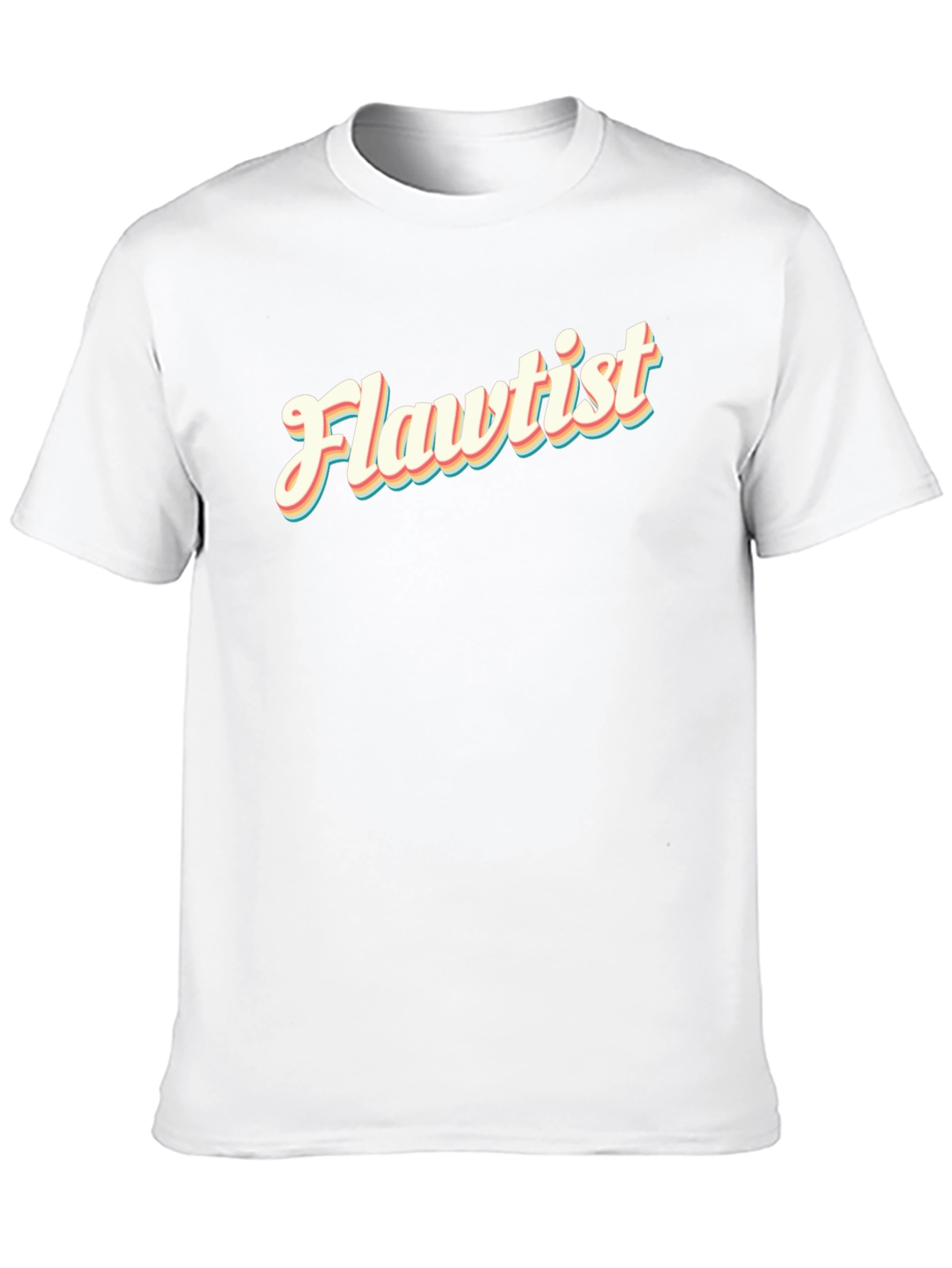 Flawtist Graphic Tee - Trendy Black T-Shirt