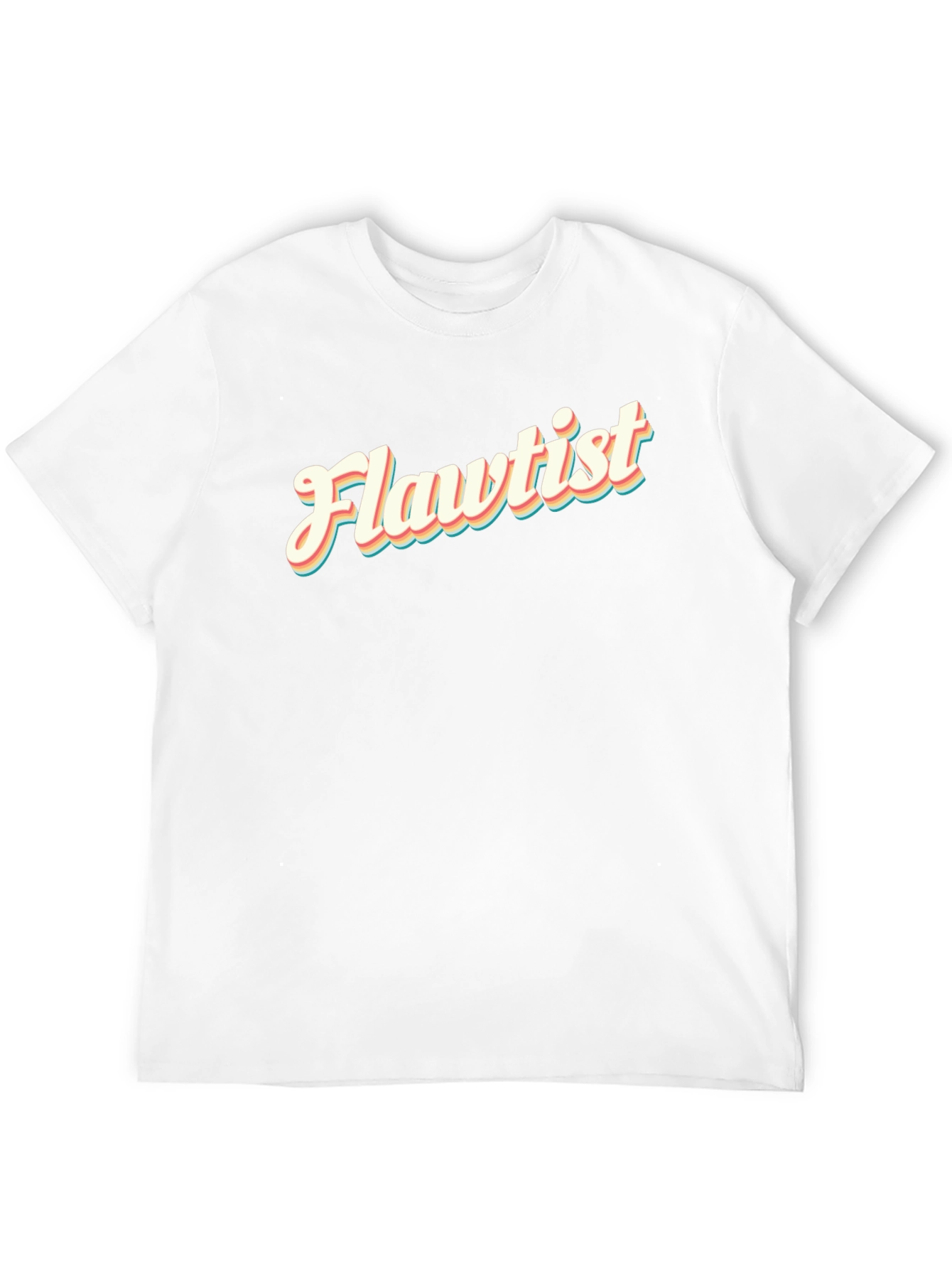 Flawtist Graphic Tee - Trendy Black T-Shirt