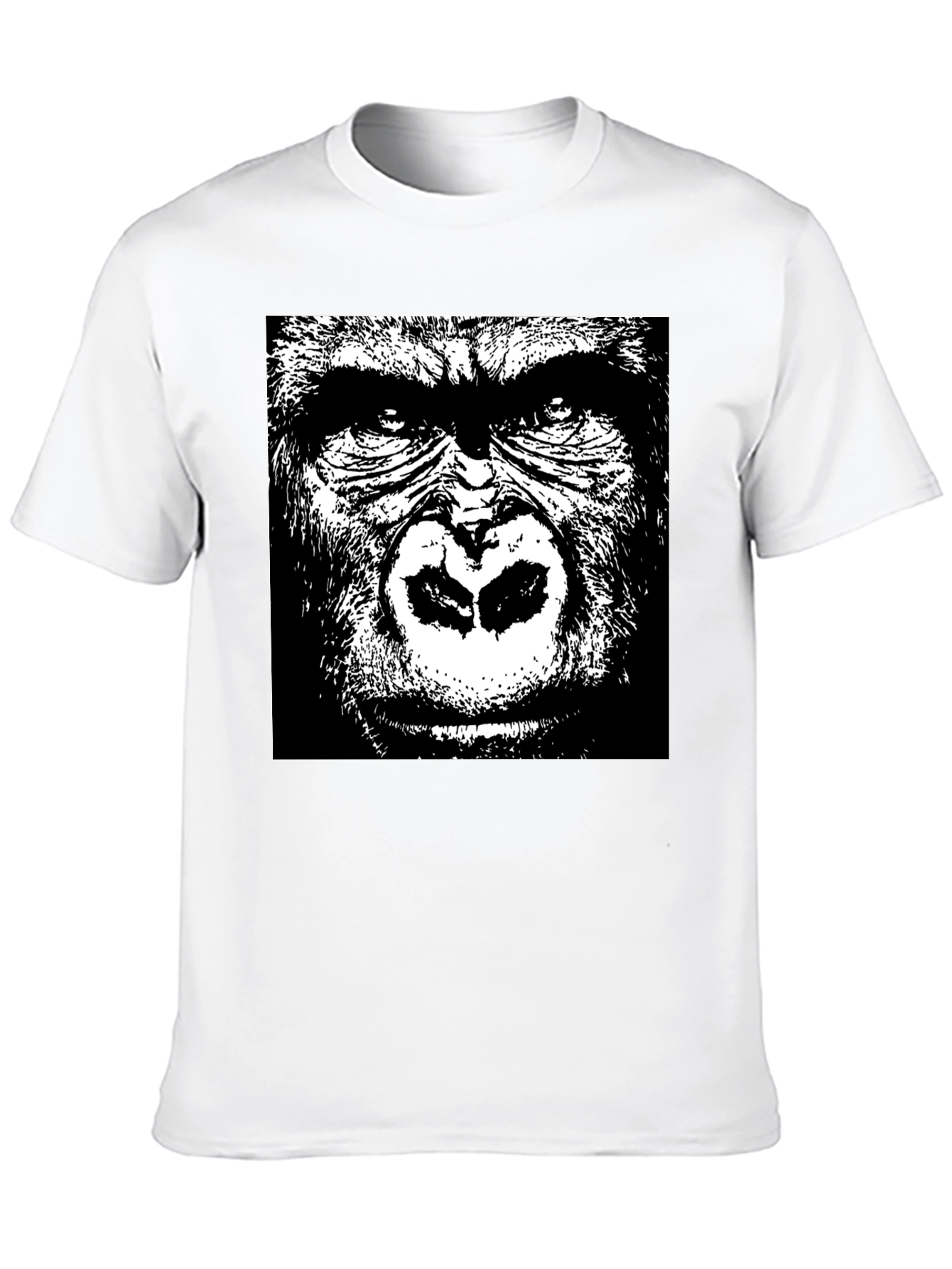 Gorilla Graphic T-Shirt - Bold Black Design