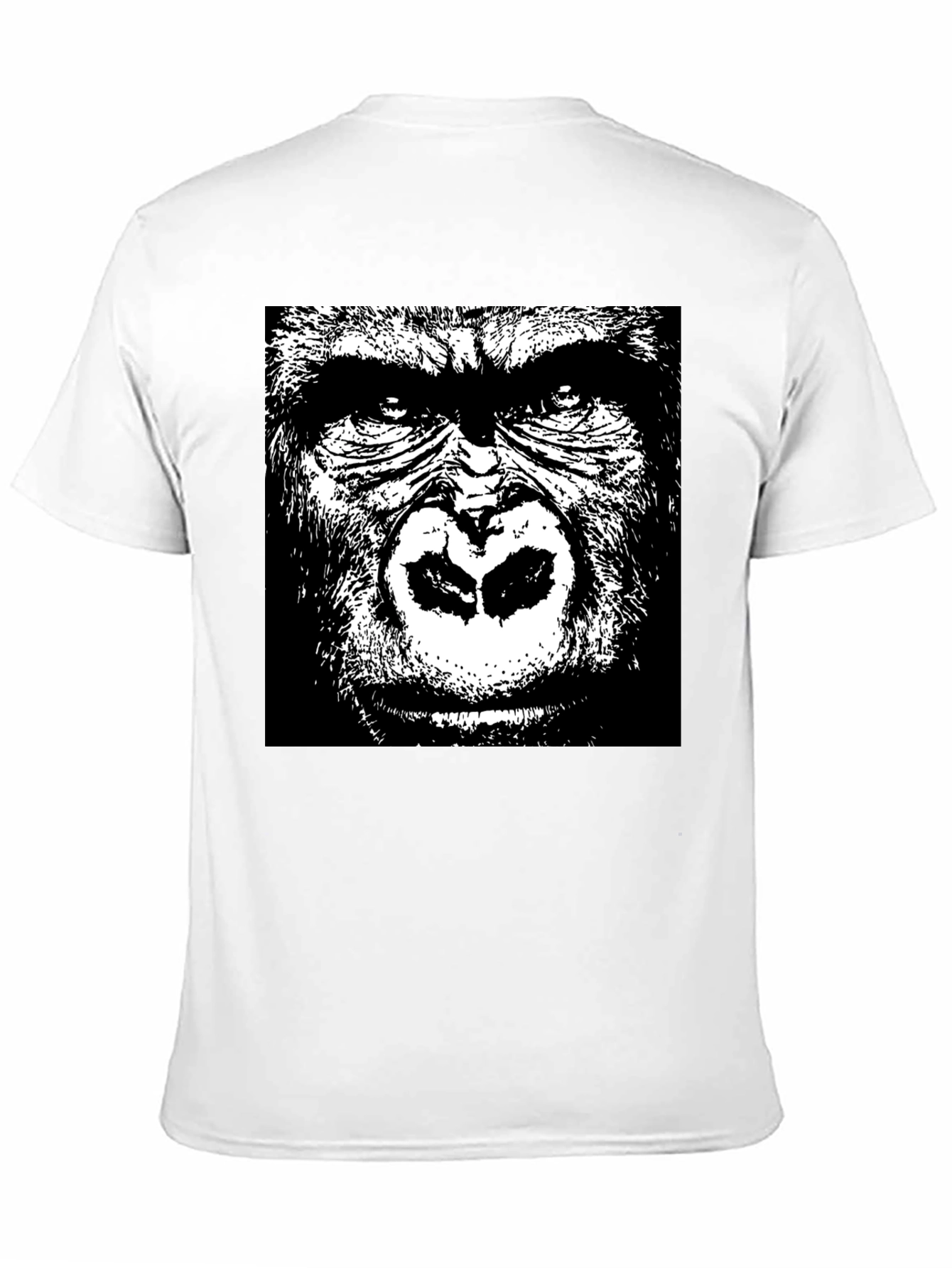 Gorilla Graphic T-Shirt - Bold Black Design