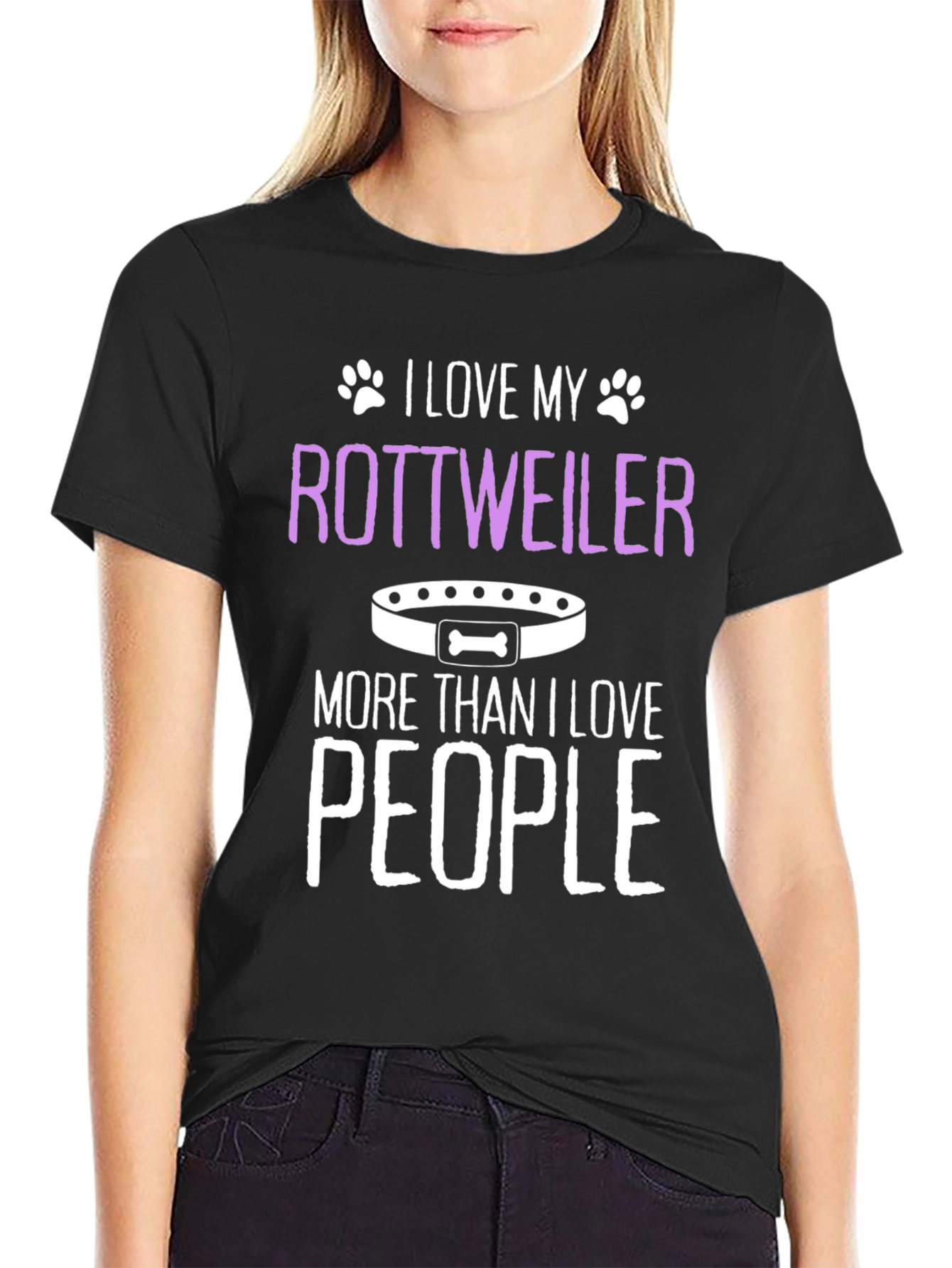 I Love My Rottweiler T-Shirt - Dog Lover Gift