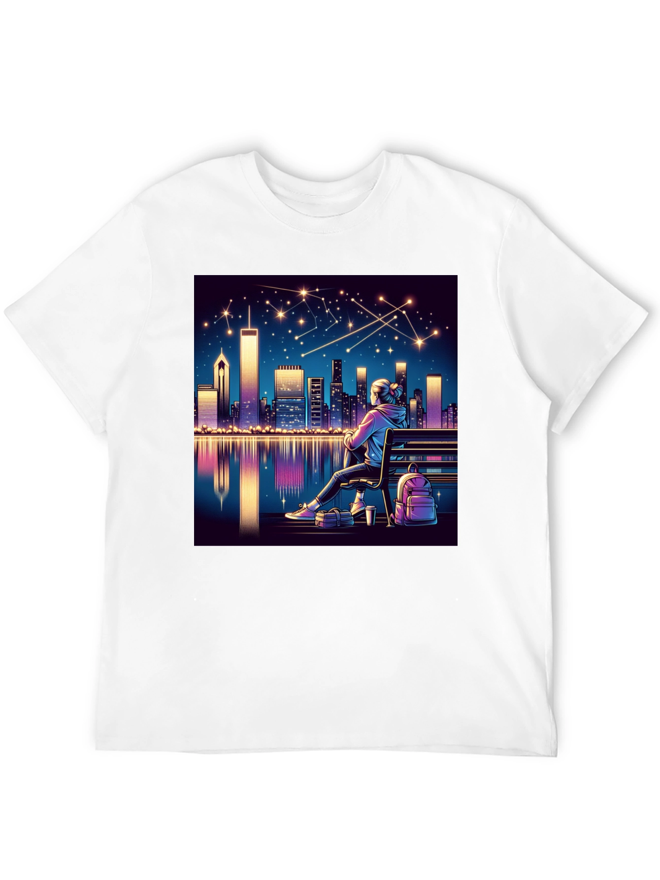 Night Cityscape T-Shirt