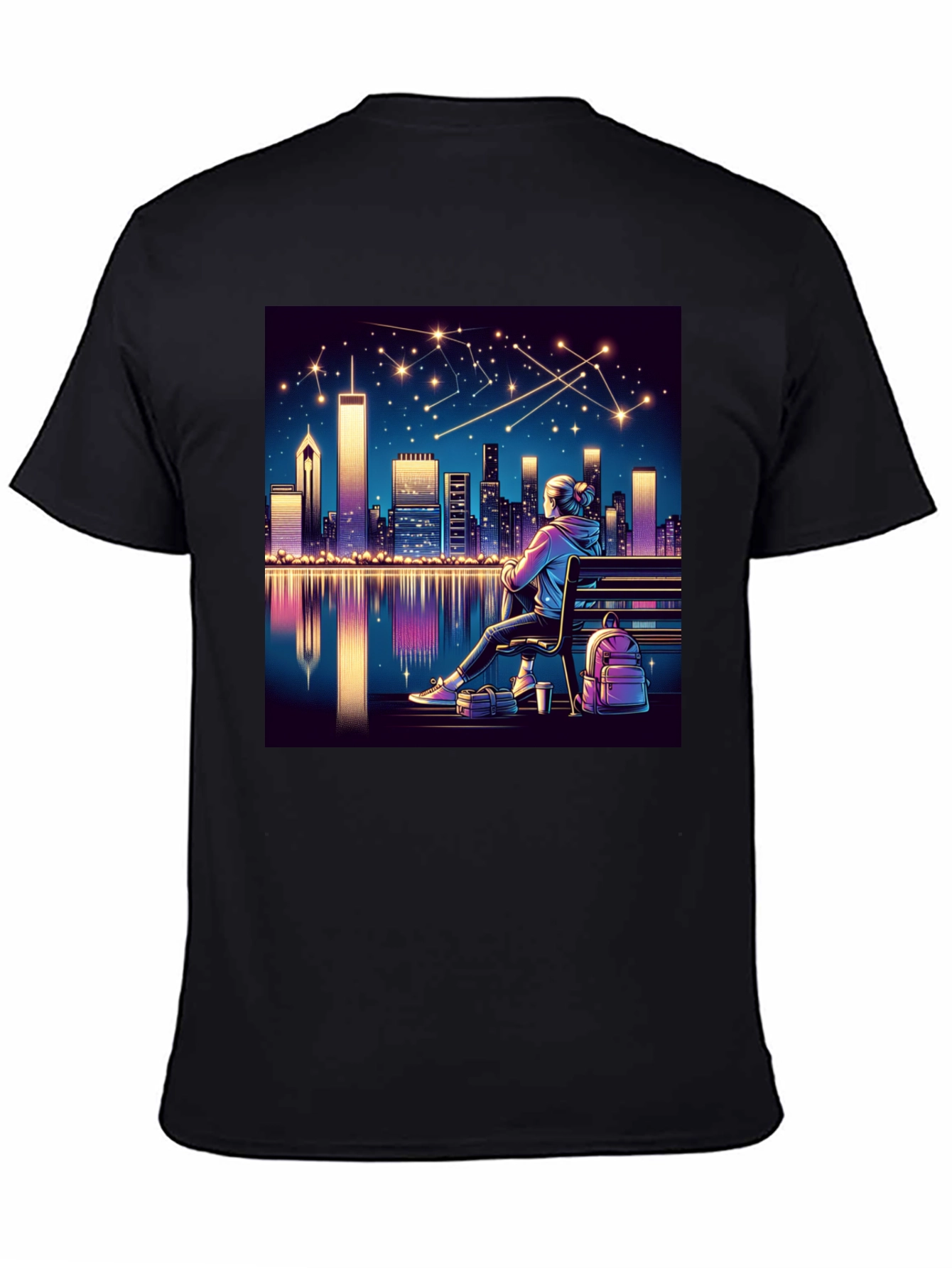 Night Cityscape T-Shirt