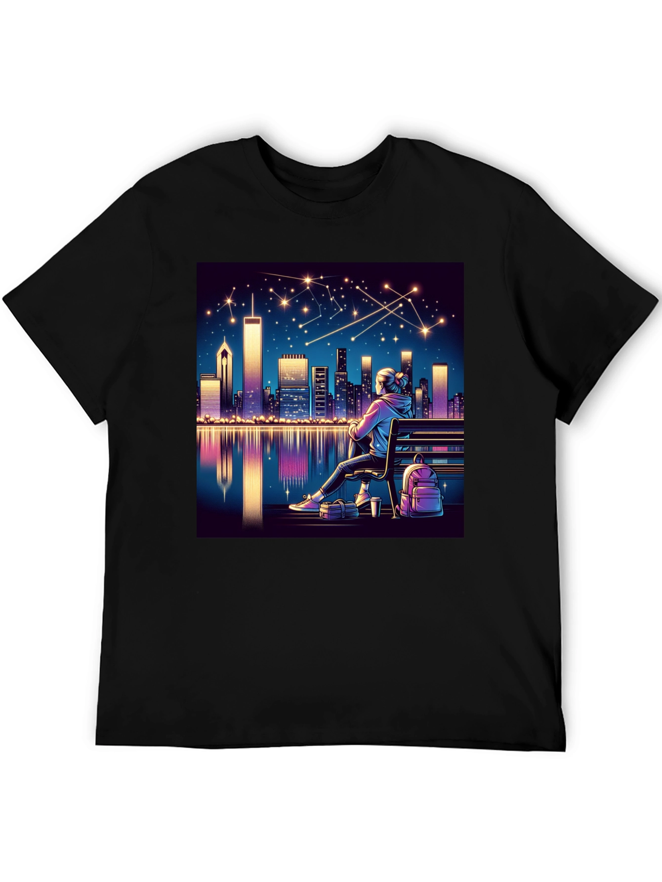 Night Cityscape T-Shirt