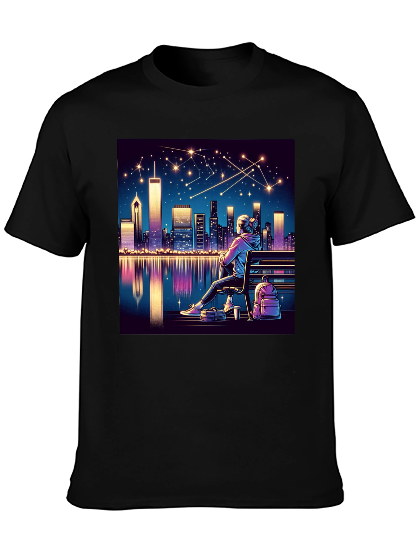 Night Cityscape T-Shirt