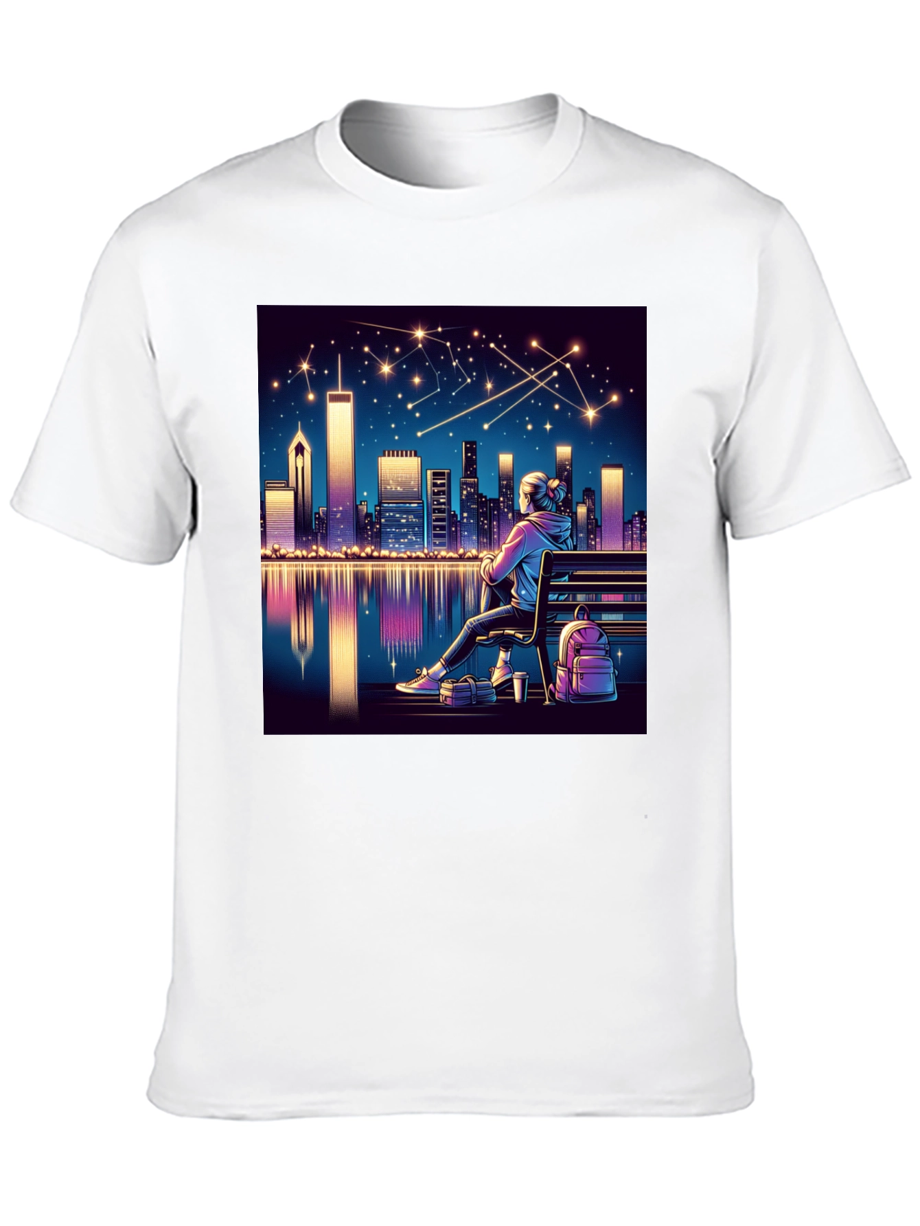 Night Cityscape T-Shirt
