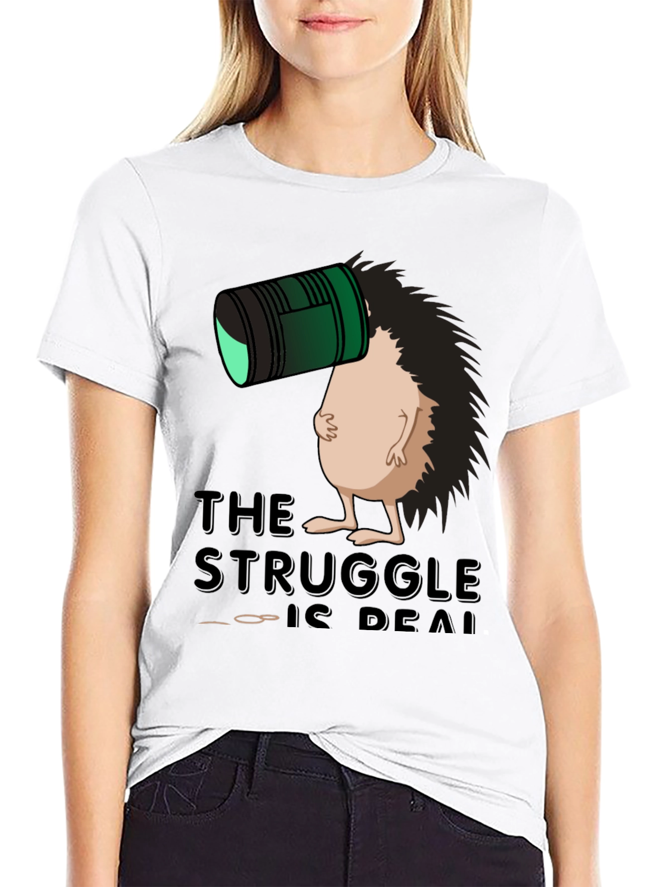 The Struggle Is Real Hedgehog T-Shirt