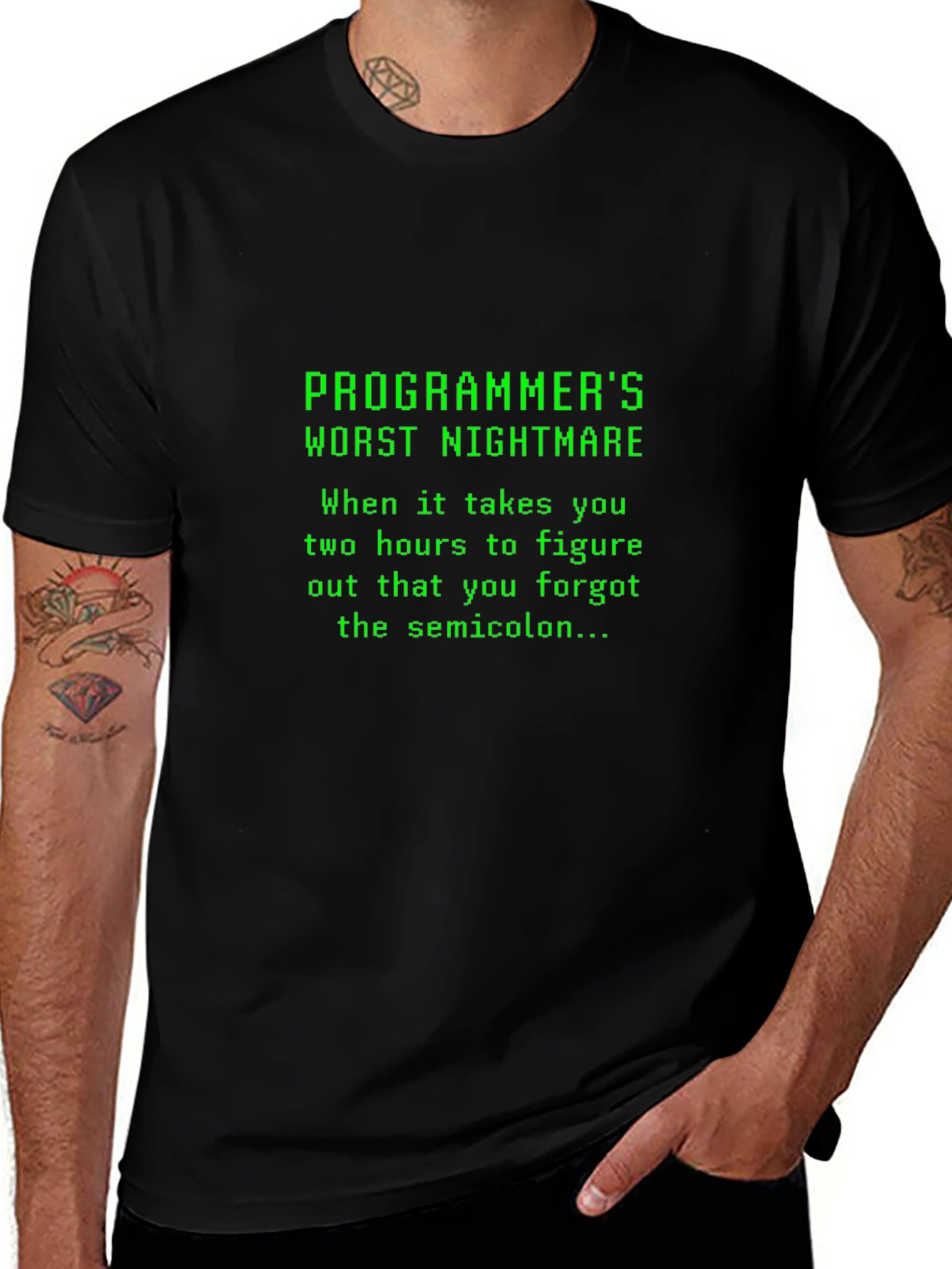 Programmers Worst Nightmare Black T-Shirt