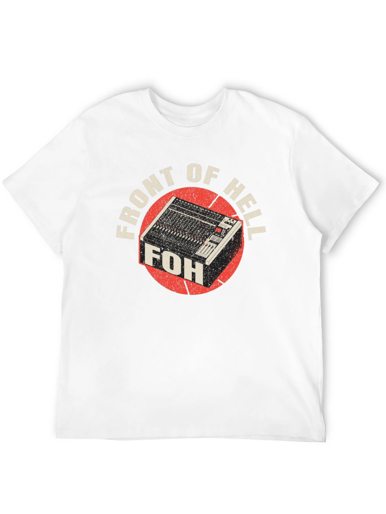 Front of Hell (FOH) Mixing Console T-Shirt